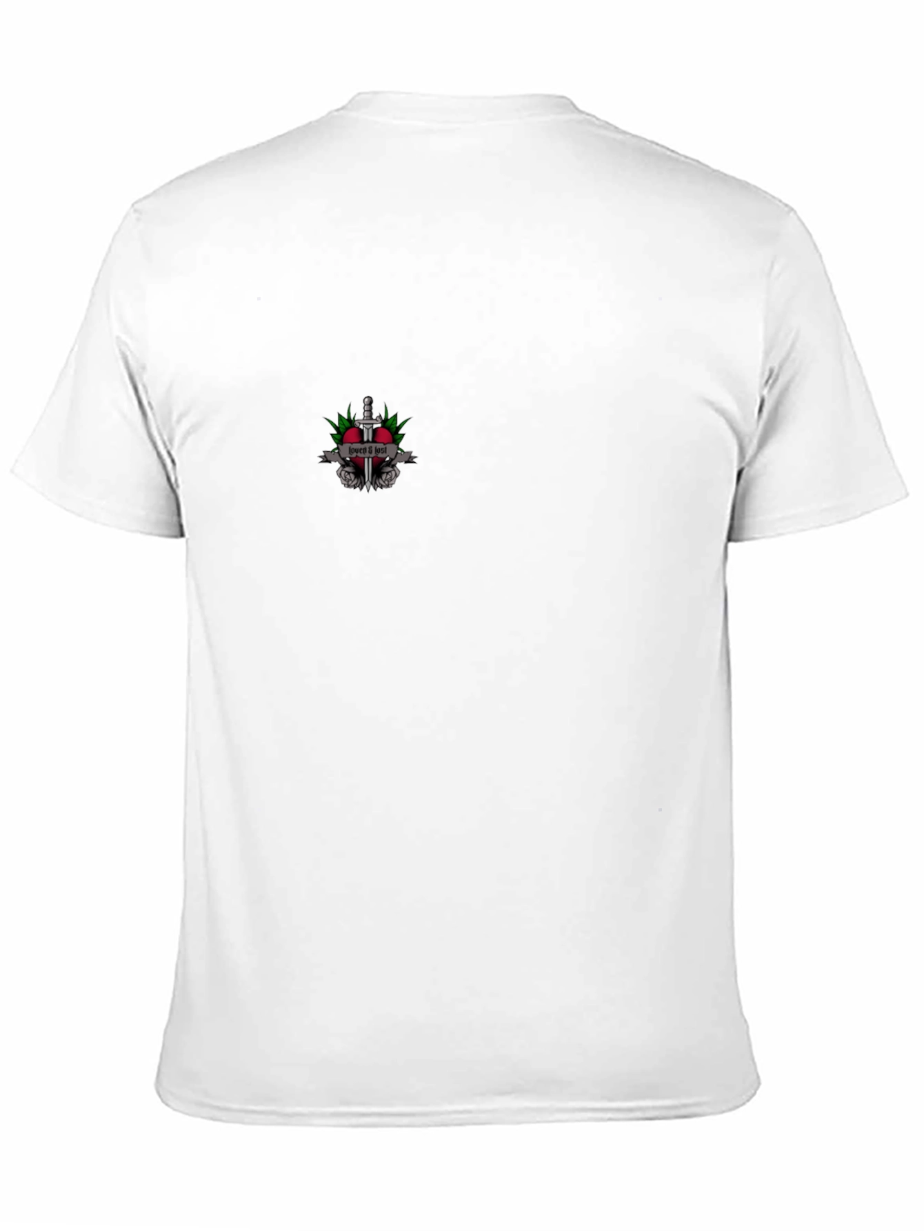 Mens Black Graphic Tee - Love & Hurt