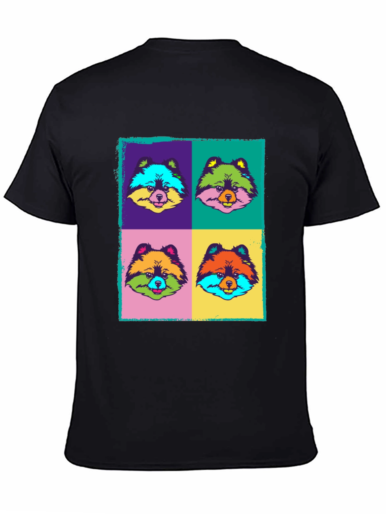 Pop Art Pomeranian T-Shirt - Unique Graphic Tee