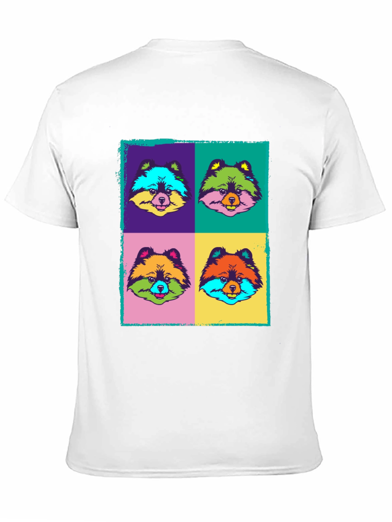 Pop Art Pomeranian T-Shirt - Unique Graphic Tee