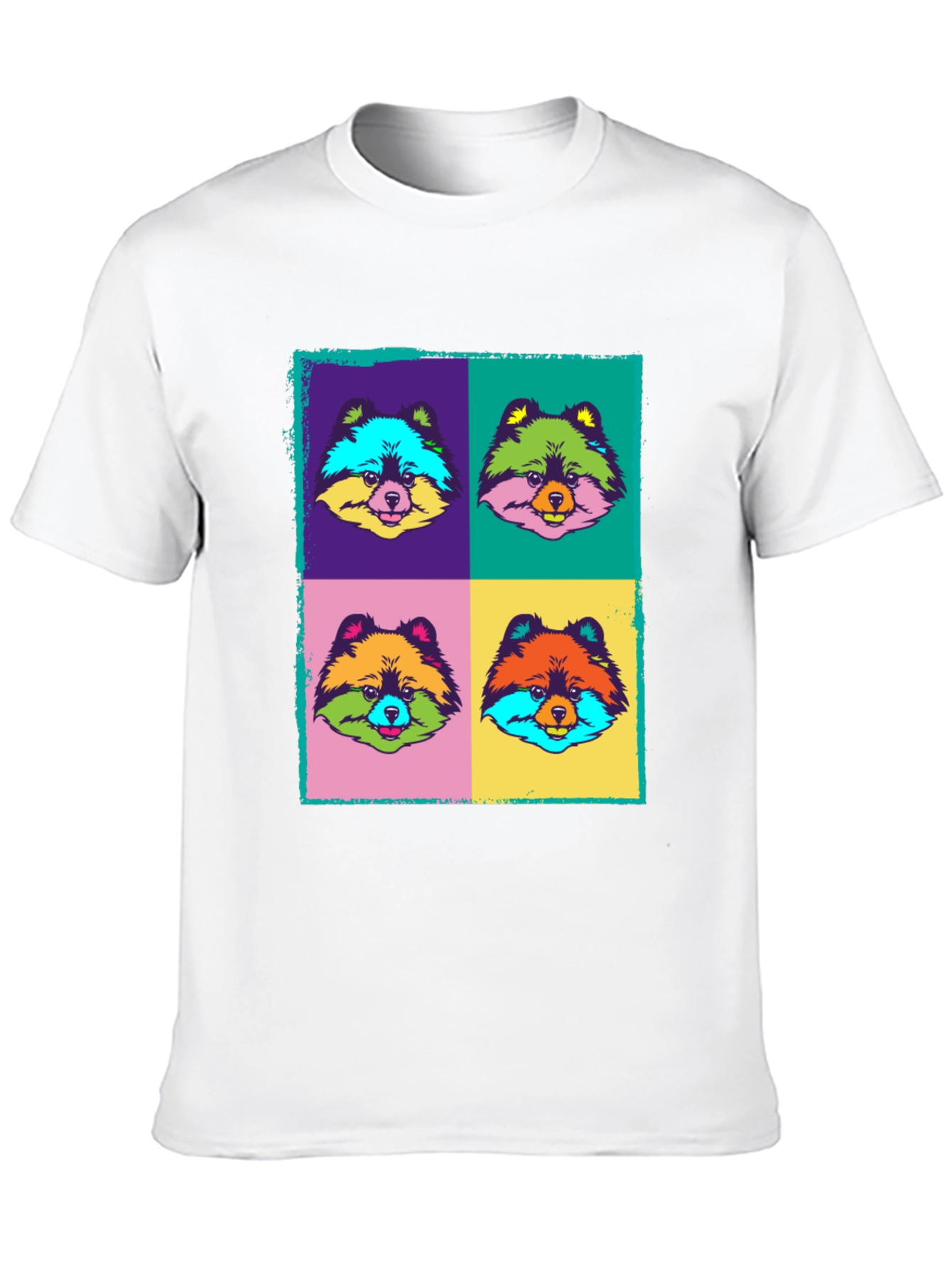 Pop Art Pomeranian T-Shirt - Unique Graphic Tee