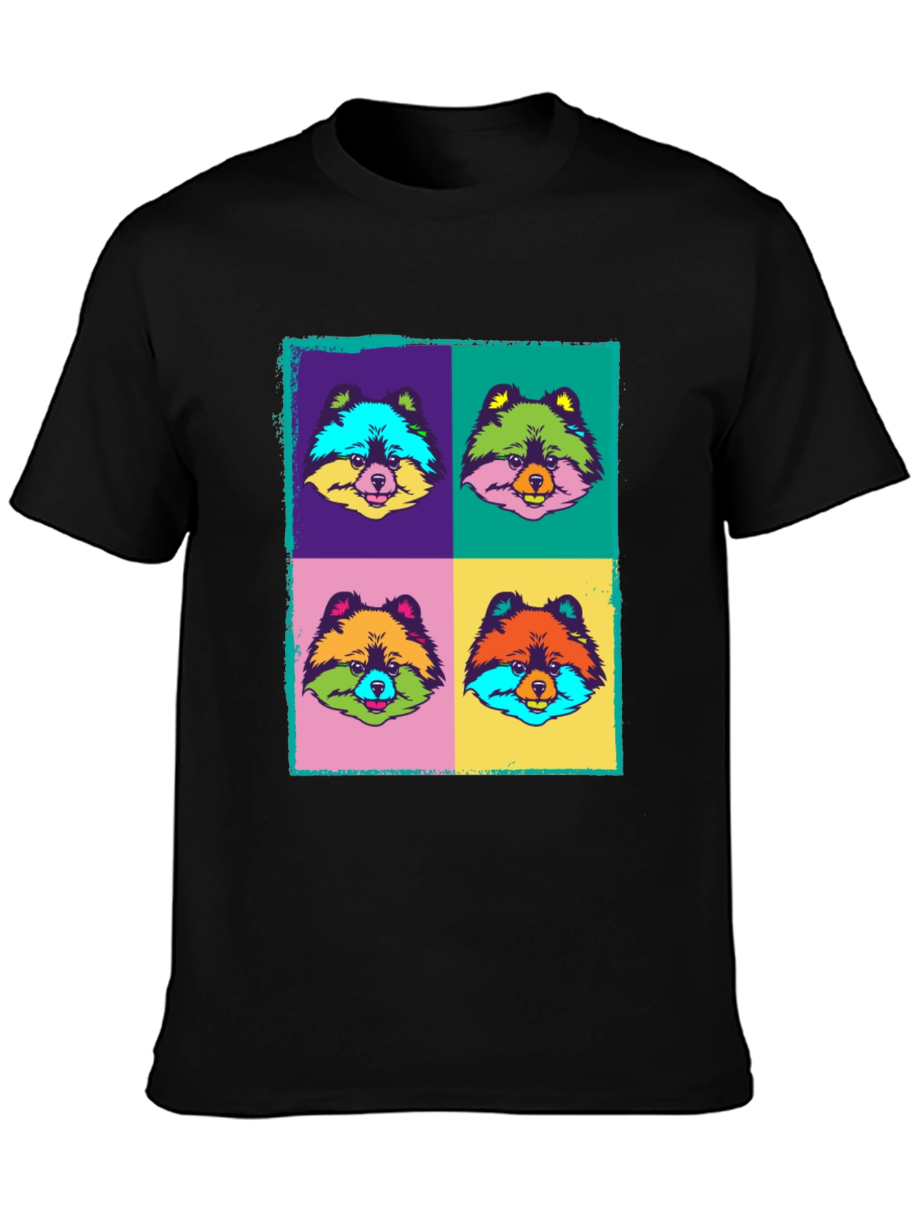 Pop Art Pomeranian T-Shirt - Unique Graphic Tee