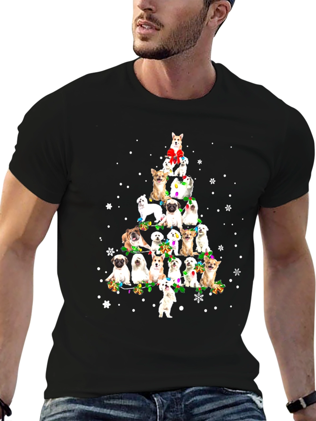 Dog Christmas Tree T-Shirt