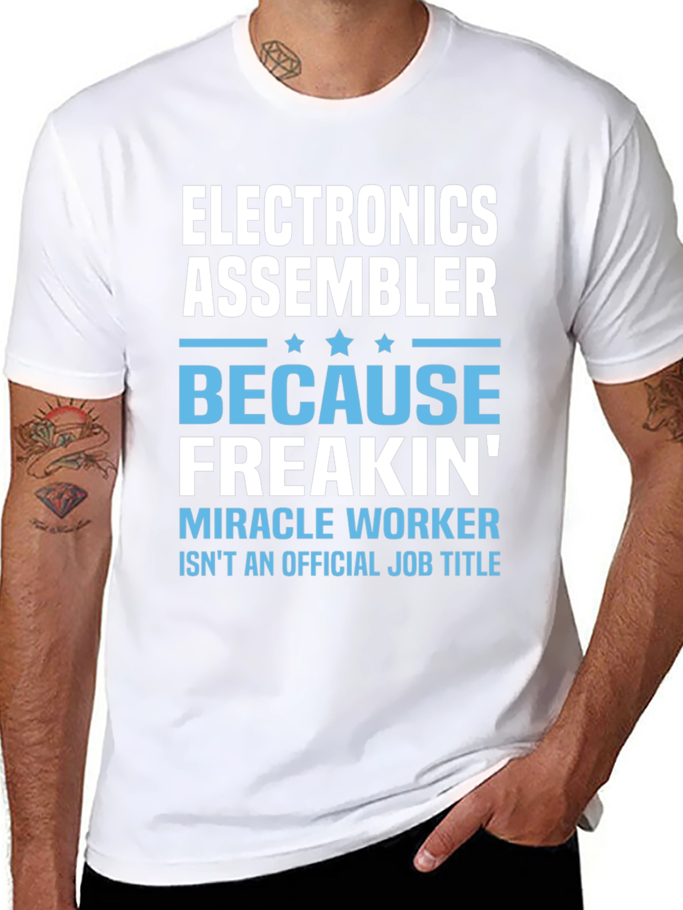 Electronics Assembler T-Shirt - Miracle Worker