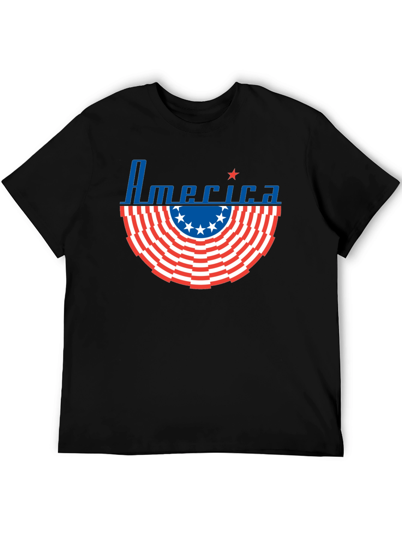 America Flag Graphic T-Shirt