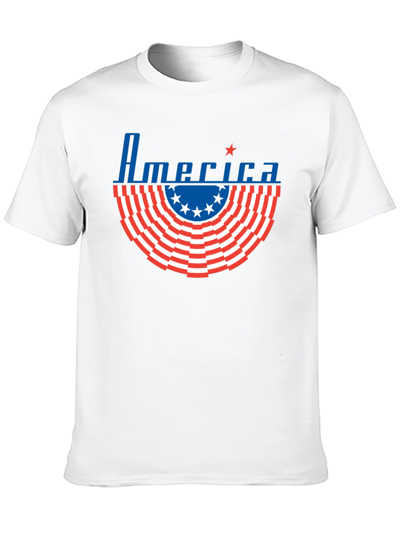 America Flag Graphic T-Shirt