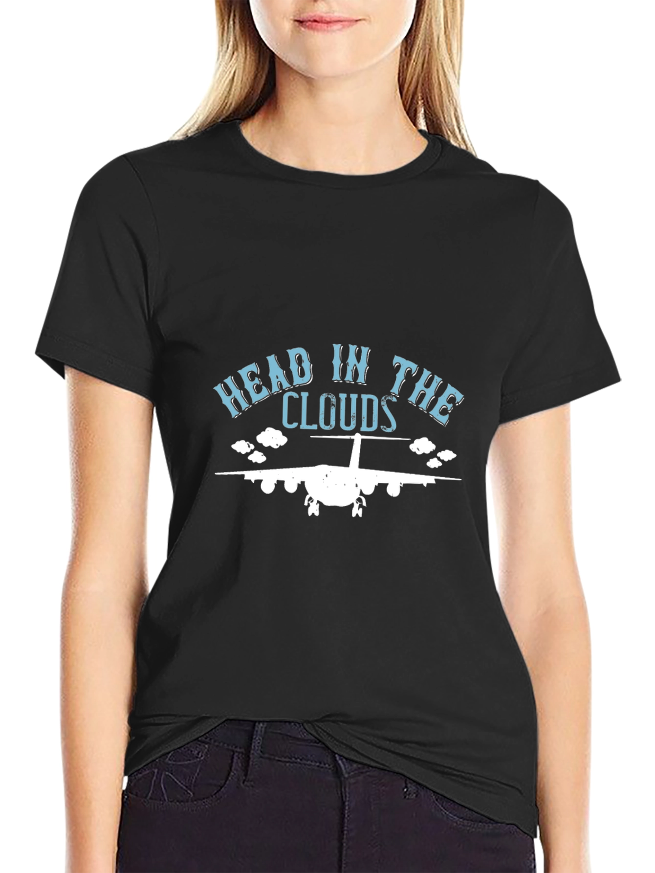 Head in the Clouds Airplane T-Shirt