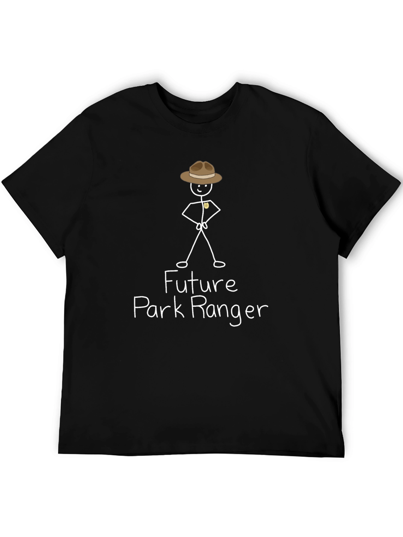 Future Park Ranger T-Shirt - Black Cotton Tee