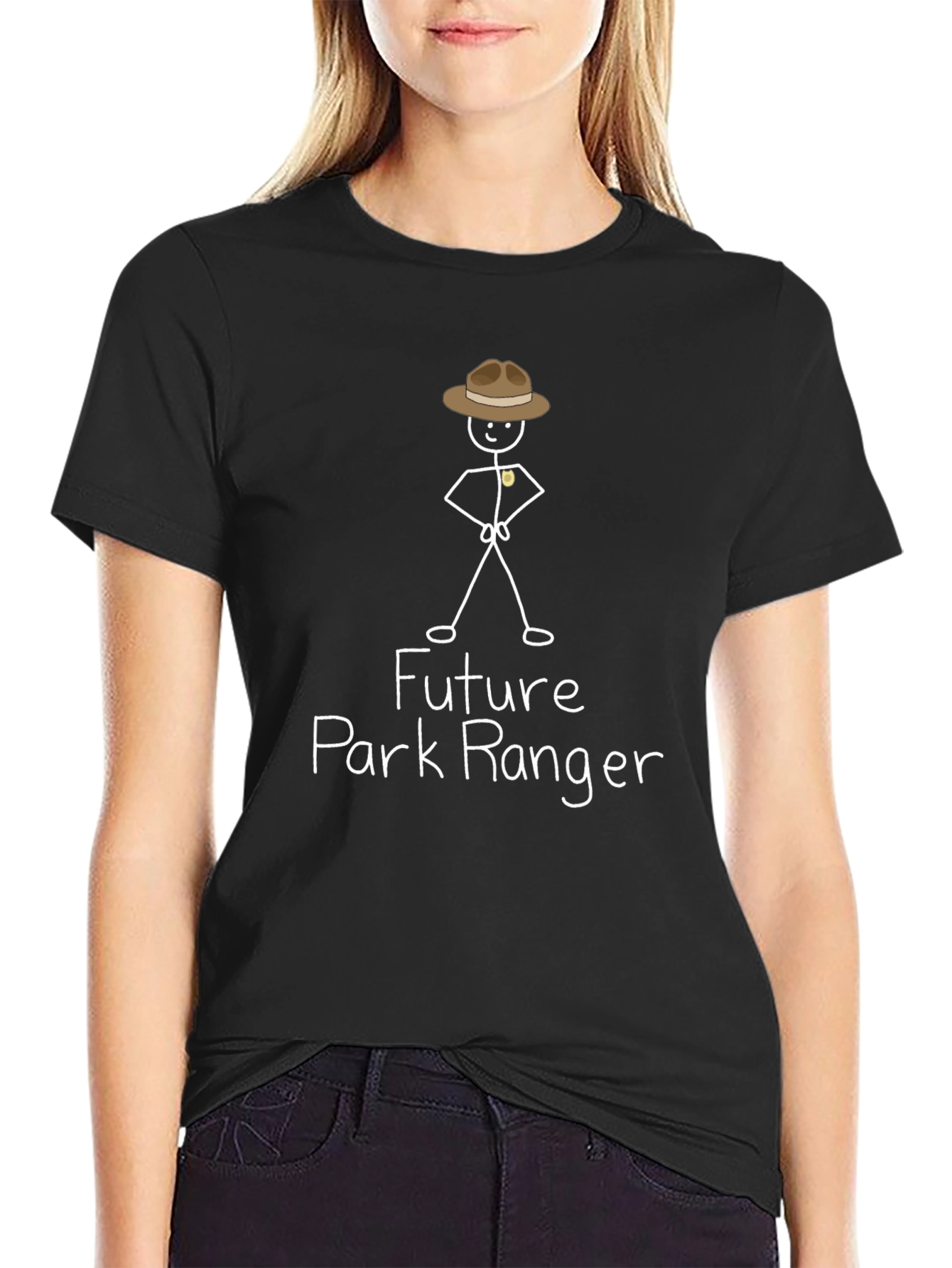 Future Park Ranger T-Shirt - Black Cotton Tee