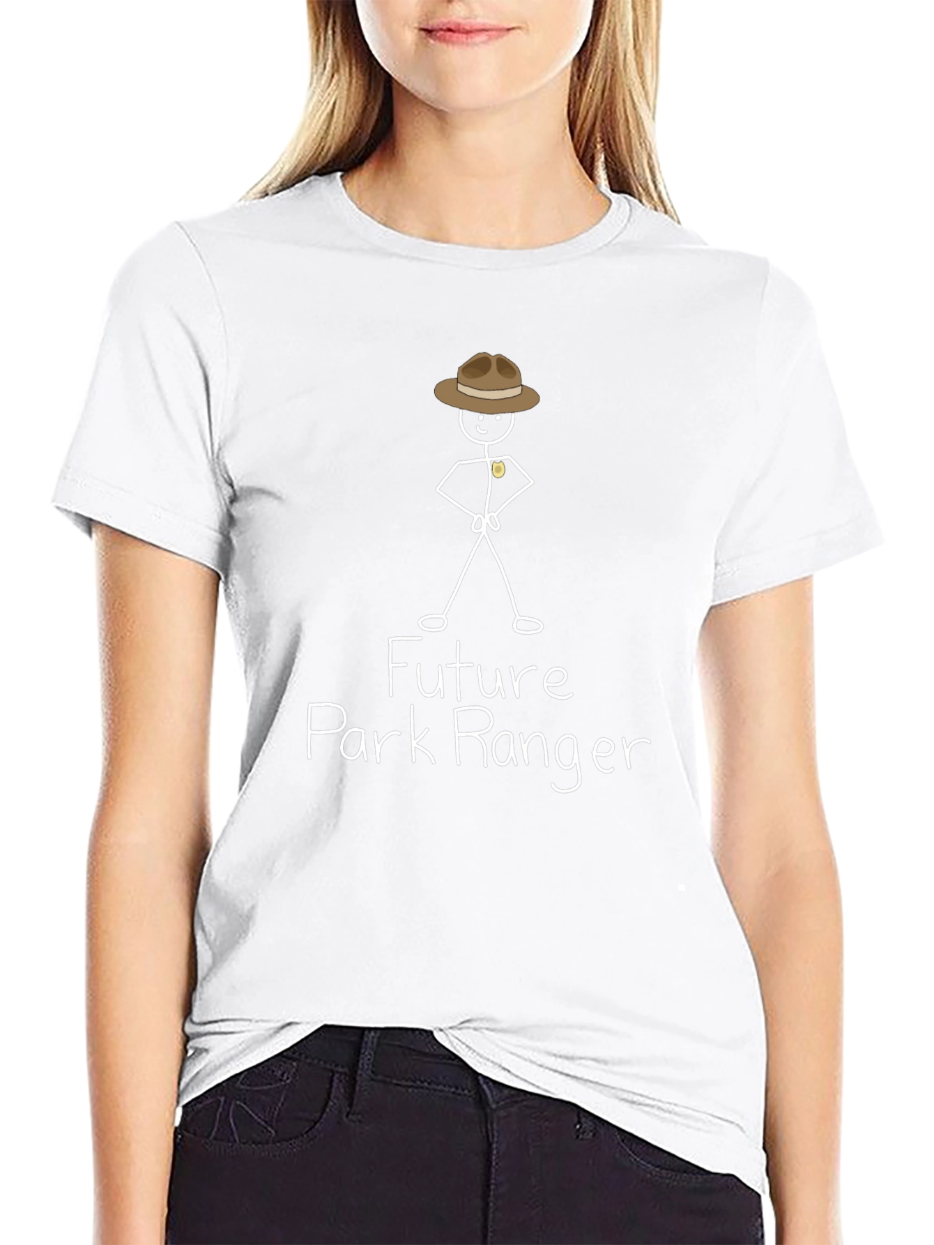 Future Park Ranger T-Shirt - Black Cotton Tee
