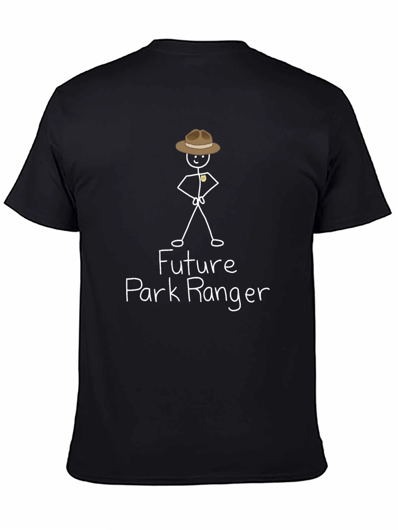 Future Park Ranger T-Shirt - Black Cotton Tee
