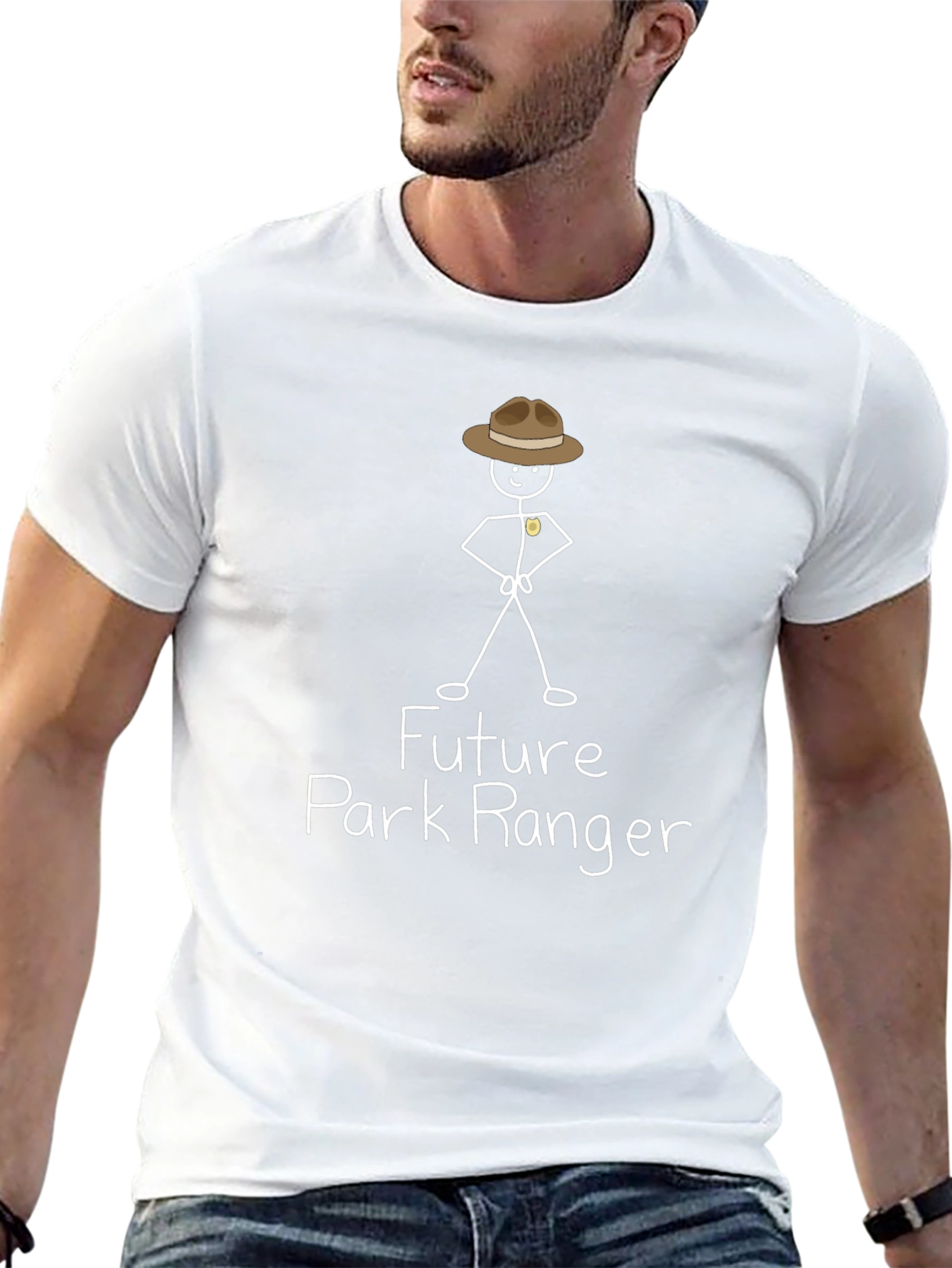 Future Park Ranger T-Shirt - Black Cotton Tee