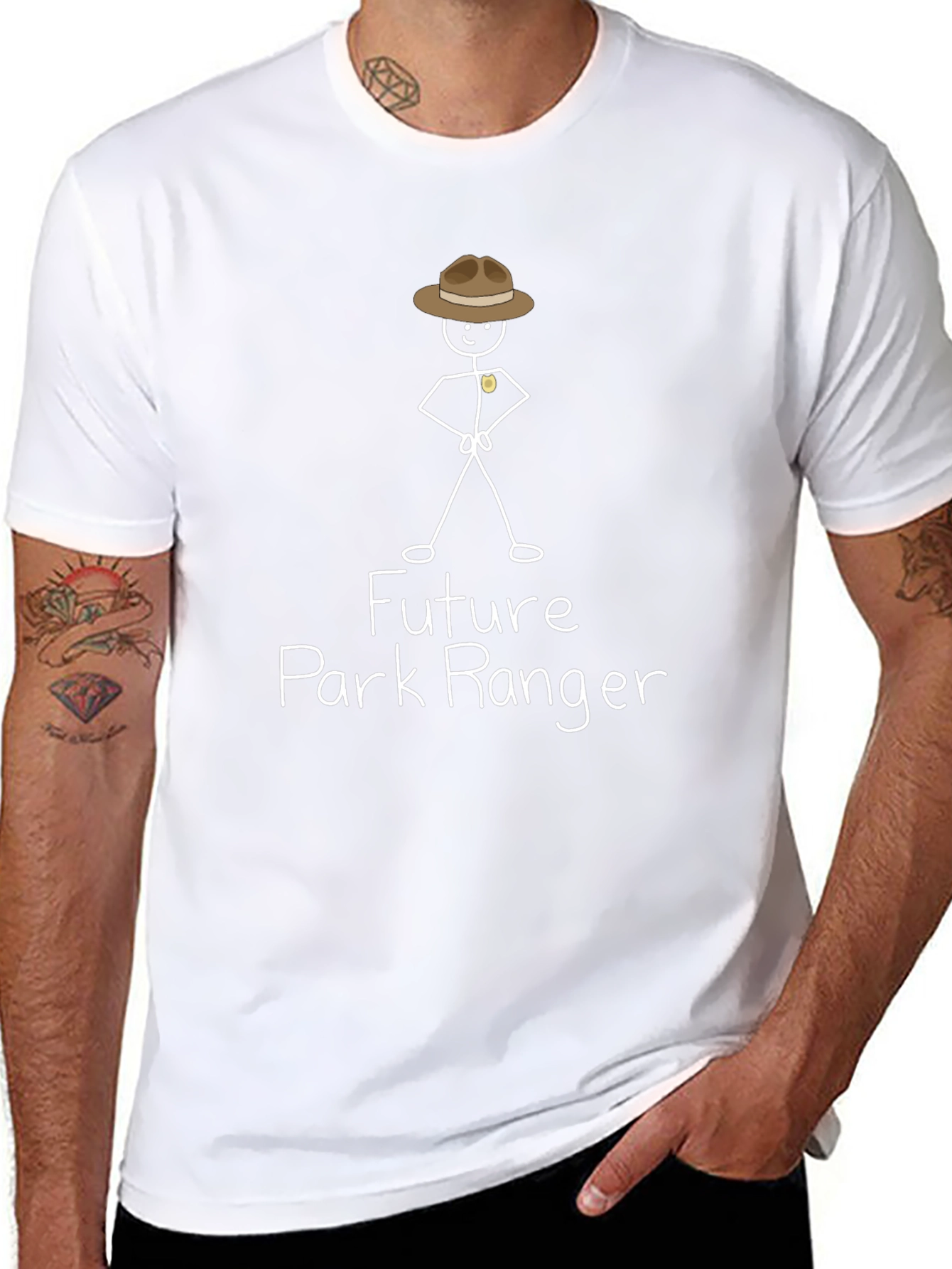 Future Park Ranger T-Shirt - Black Cotton Tee