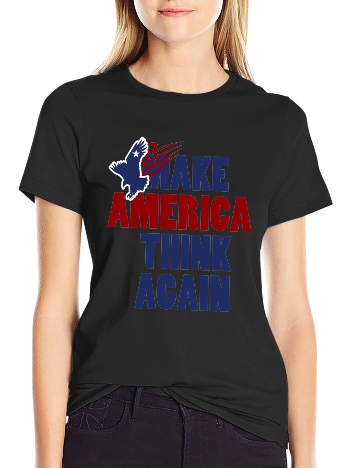 Make America Think Again Graphic Tee