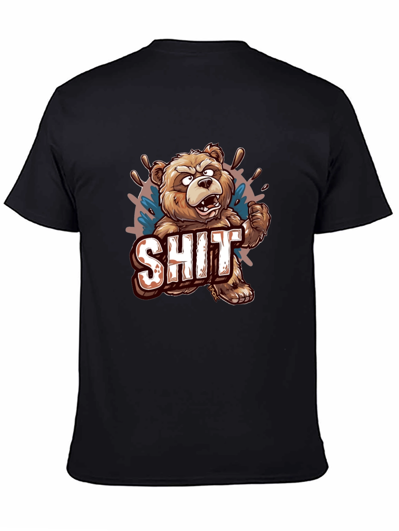 Bear SHIT Graphic T-Shirt