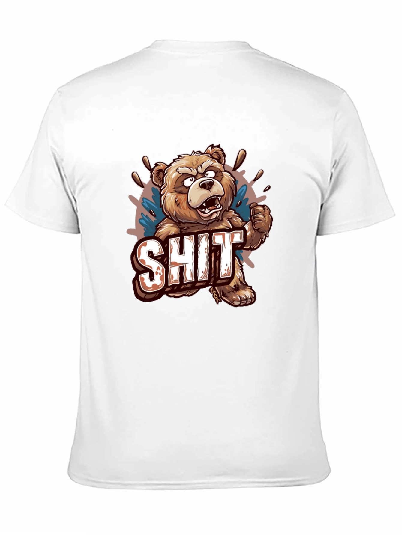 Bear SHIT Graphic T-Shirt