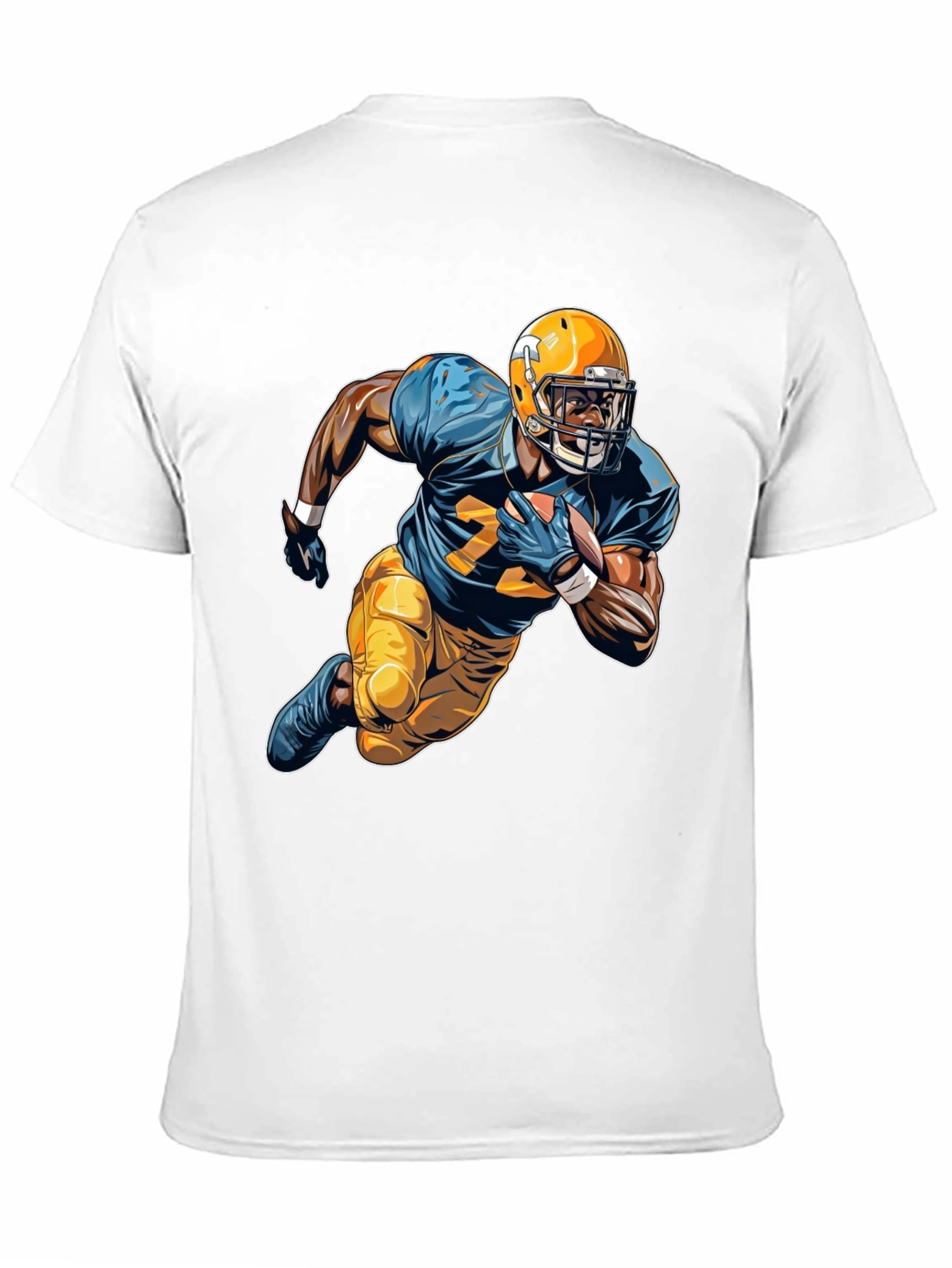 Football Player Graphic Tee - Sports Fan Apparel