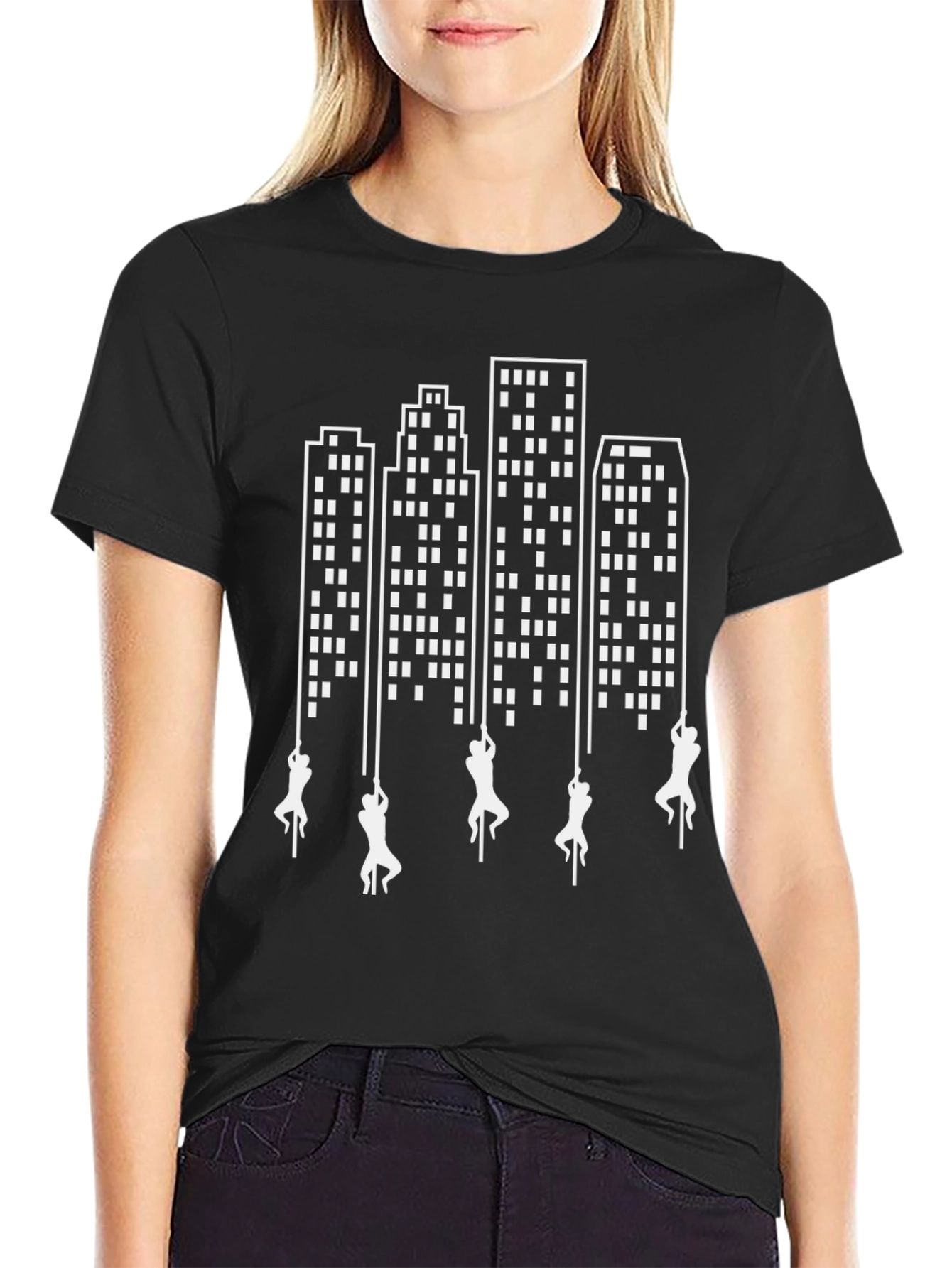 City Climbers Graphic Tee - Urban Adventure Shirt