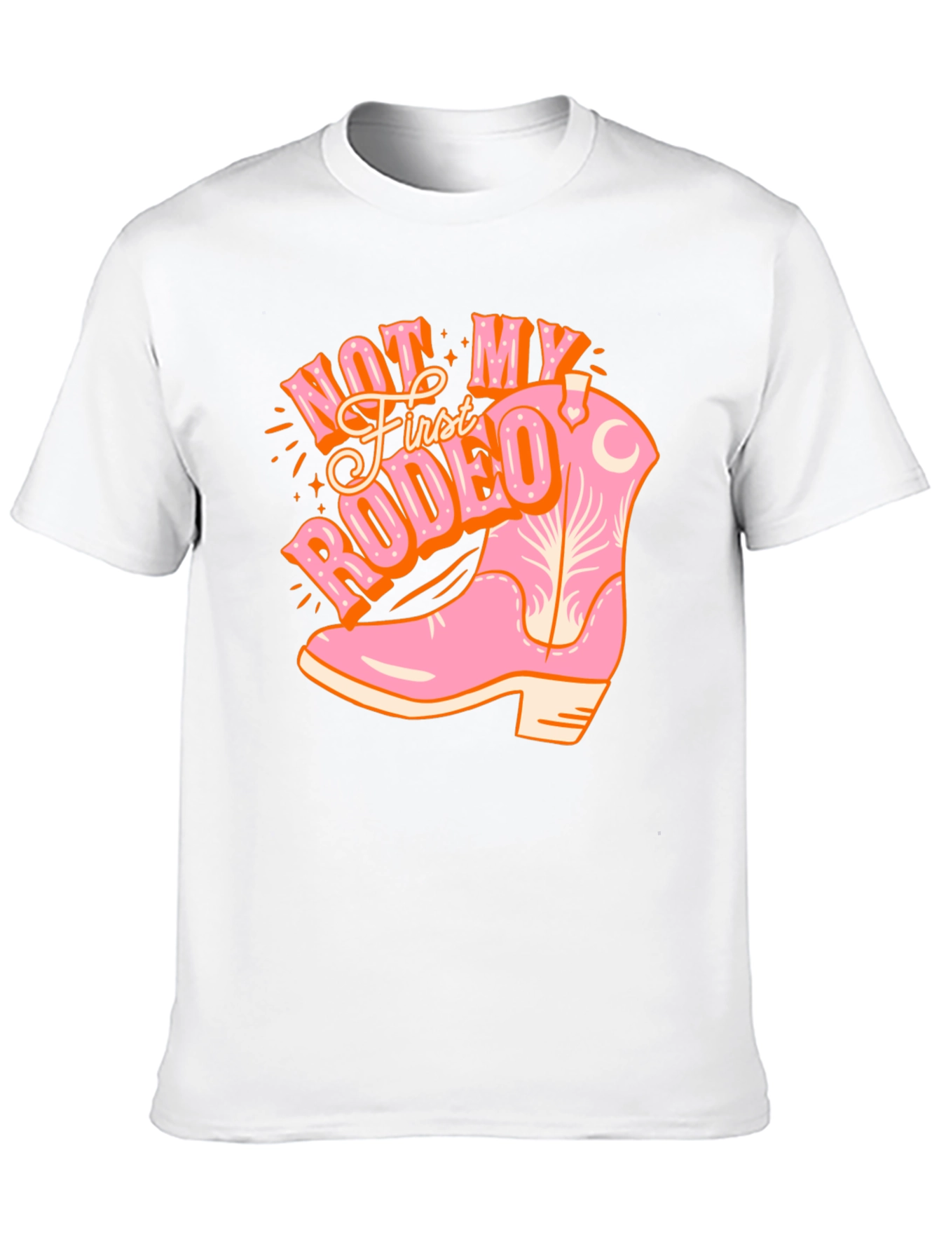 Not My First Rodeo Cowboy Boot Tee