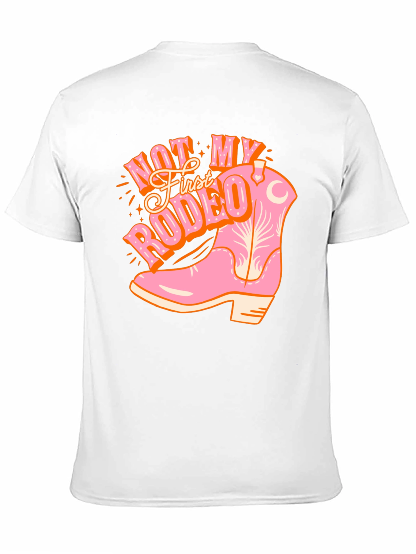 Not My First Rodeo Cowboy Boot Tee