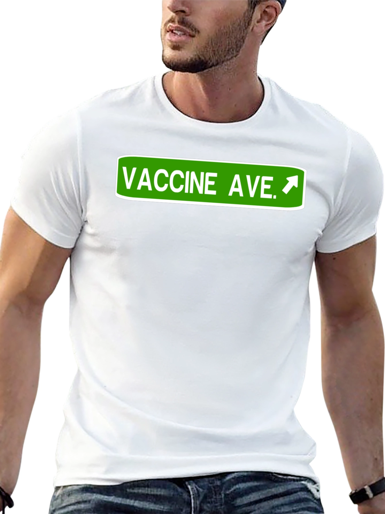 Vaccine Ave. Graphic Tee - Stay Safe!
