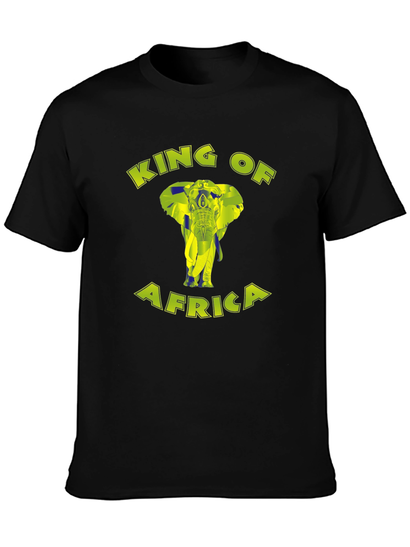 King of Africa Elephant Graphic T-Shirt