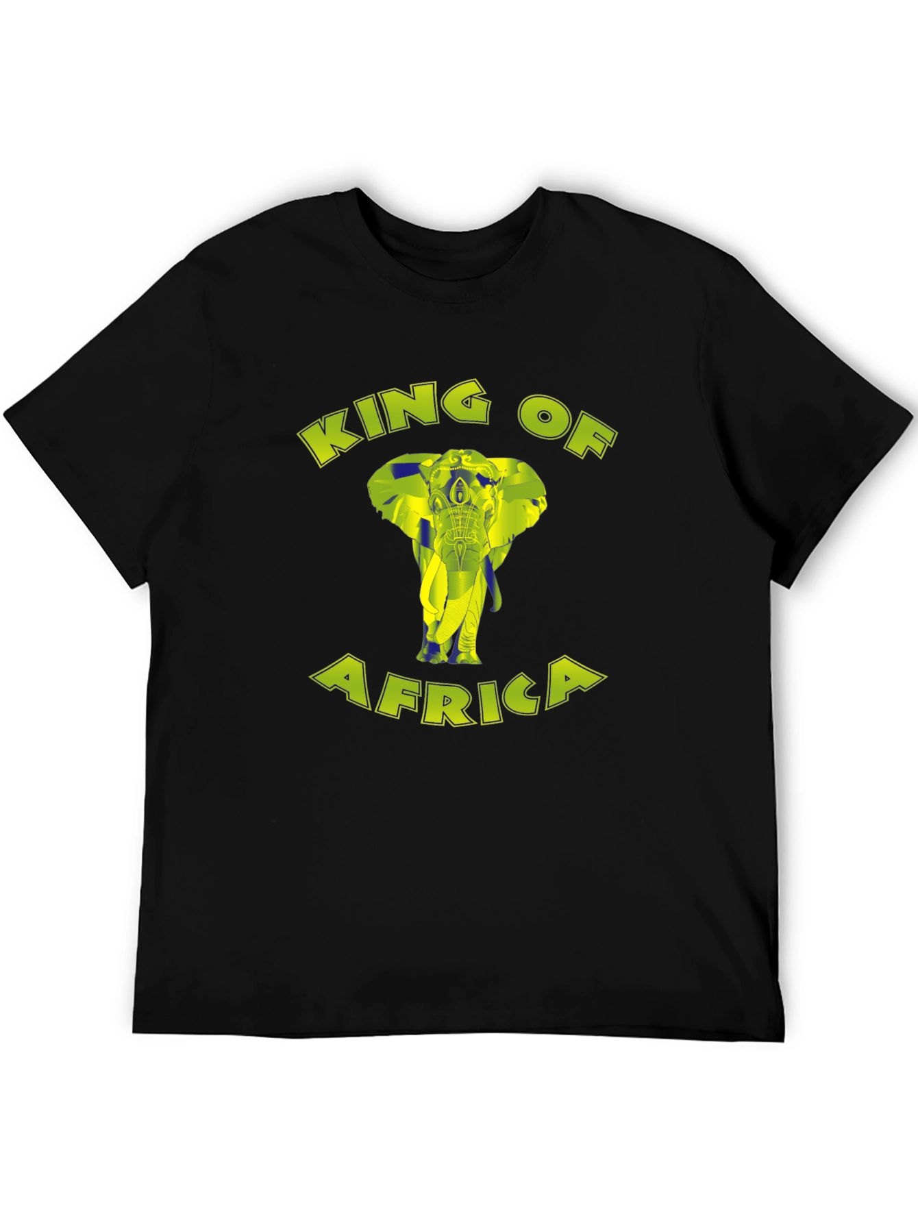 King of Africa Elephant Graphic T-Shirt