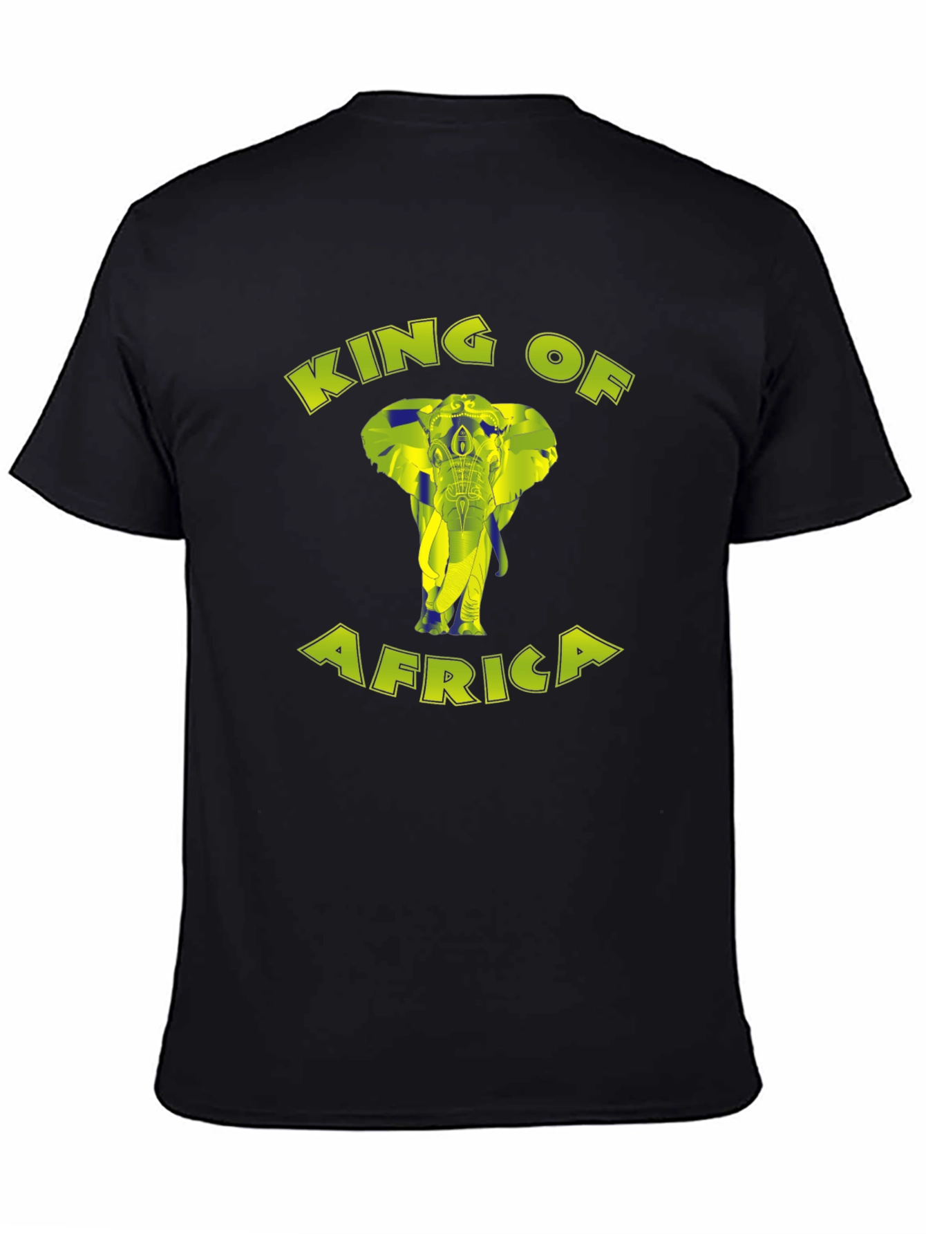 King of Africa Elephant Graphic T-Shirt