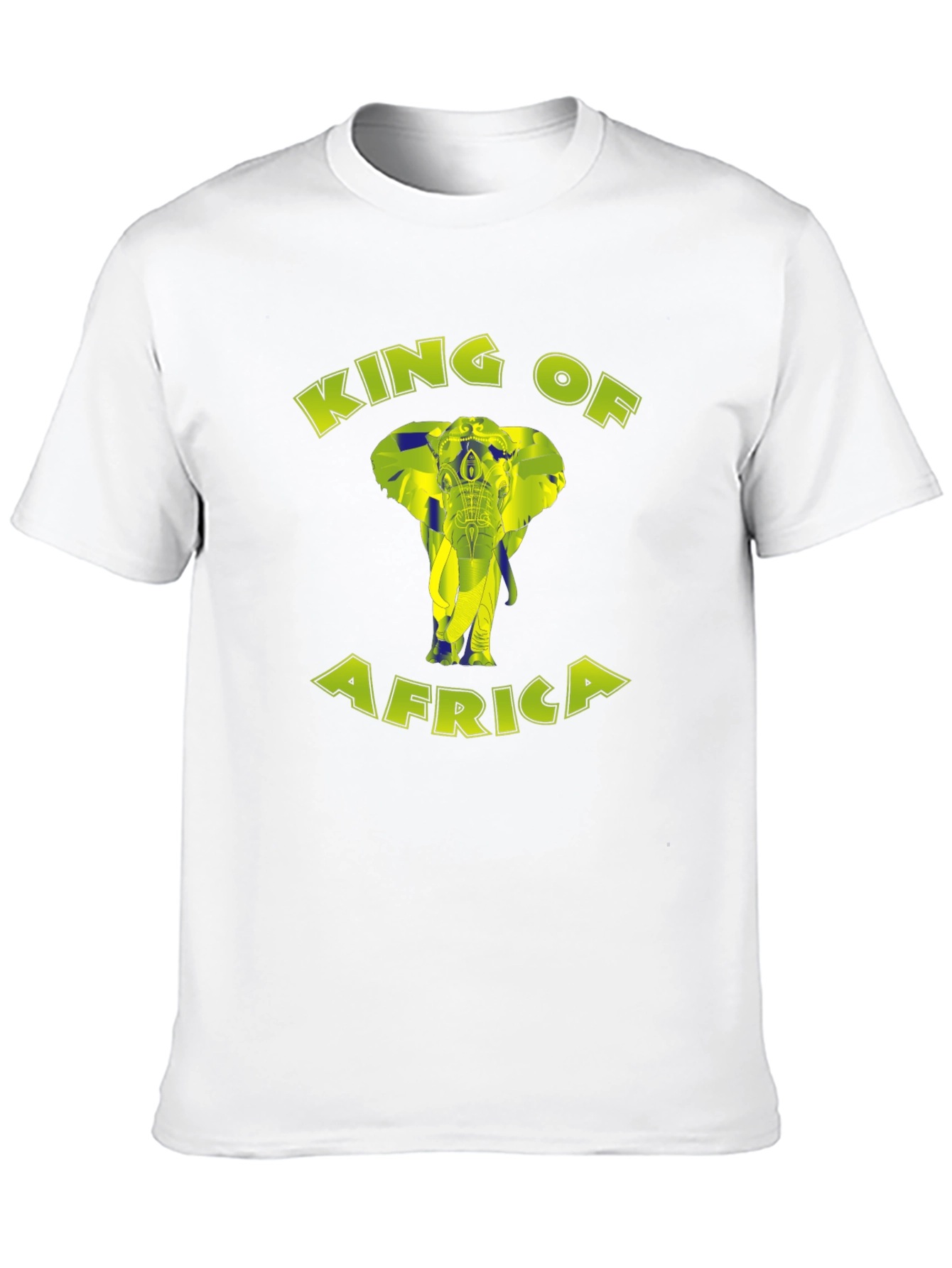 King of Africa Elephant Graphic T-Shirt