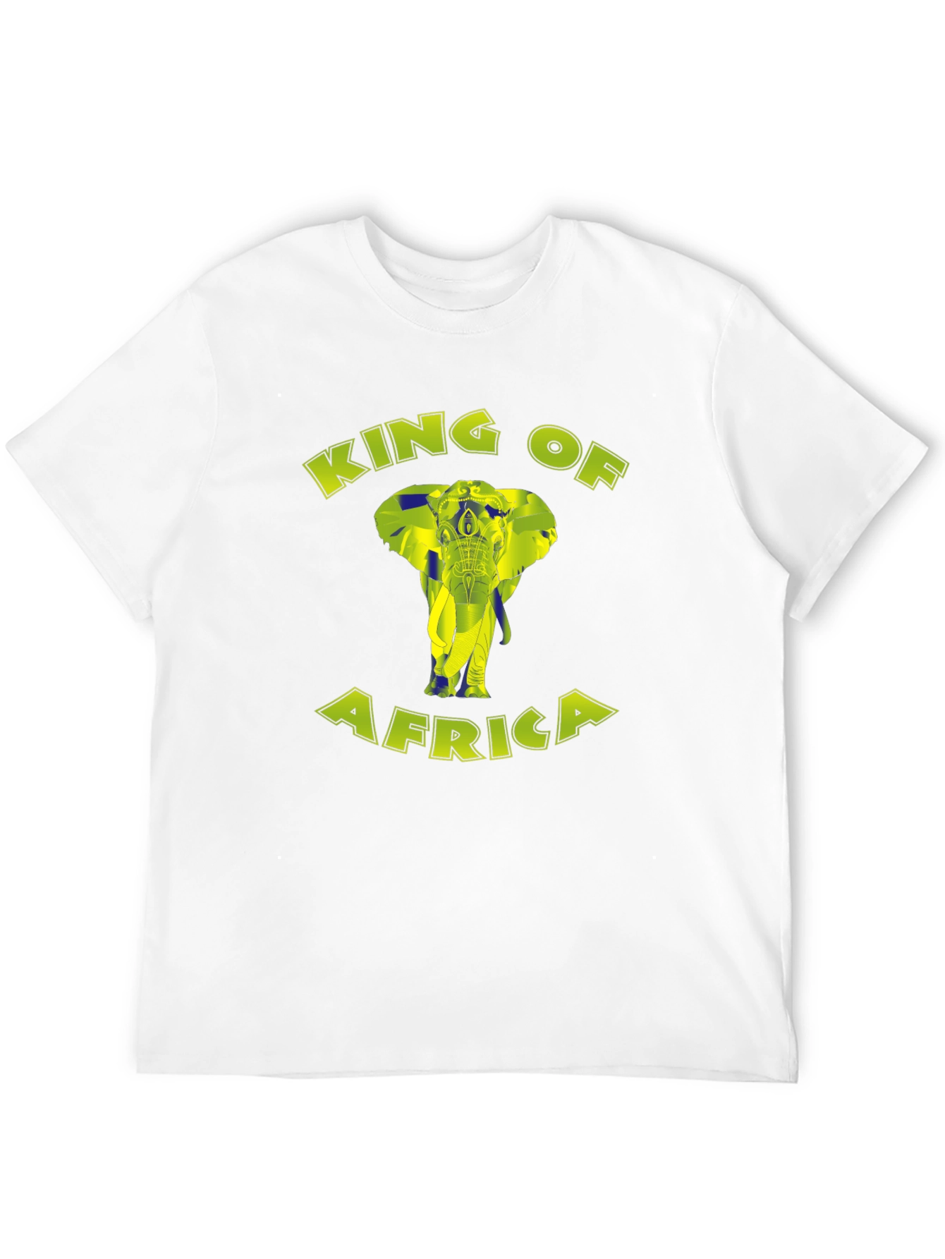 King of Africa Elephant Graphic T-Shirt