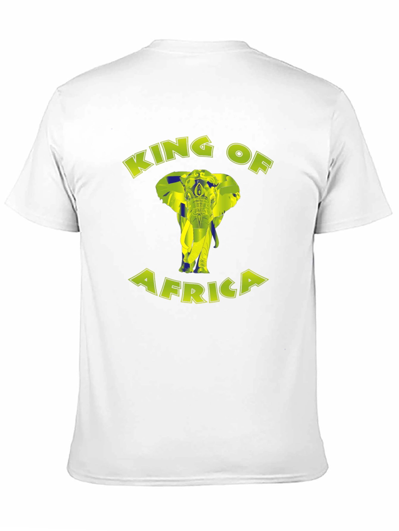 King of Africa Elephant Graphic T-Shirt