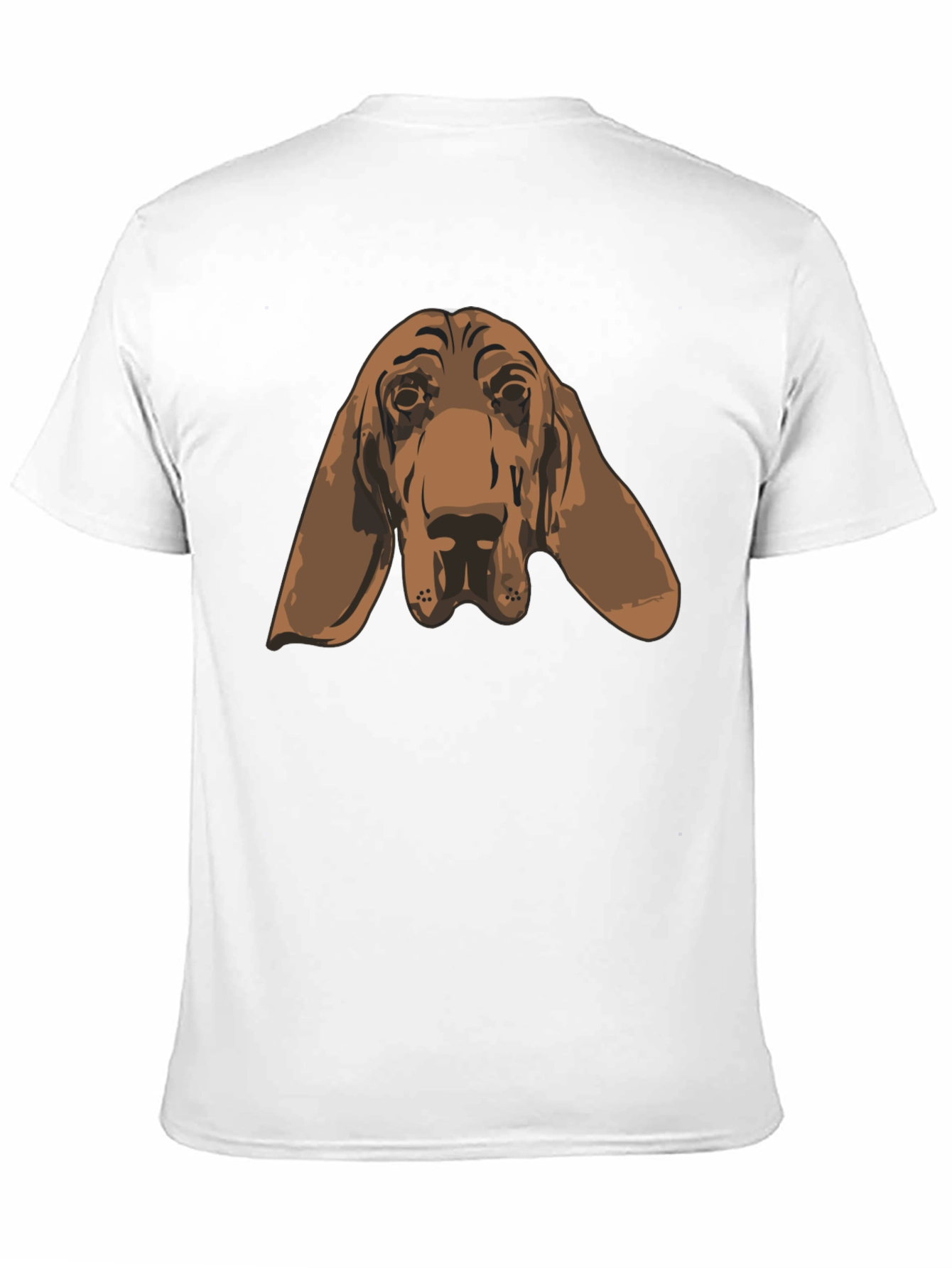Bloodhound Dog Graphic Tee - Unisex Black T-Shirt