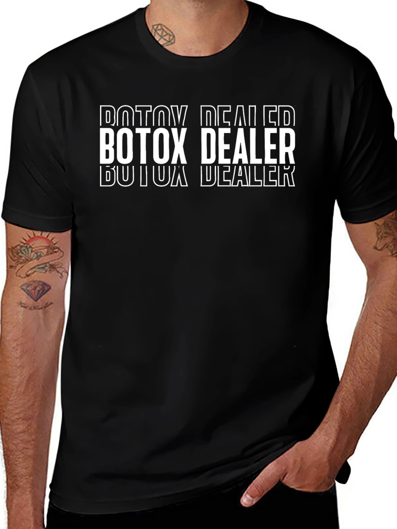 Botox Dealer Graphic T-Shirt - Aesthetic Humor Tee