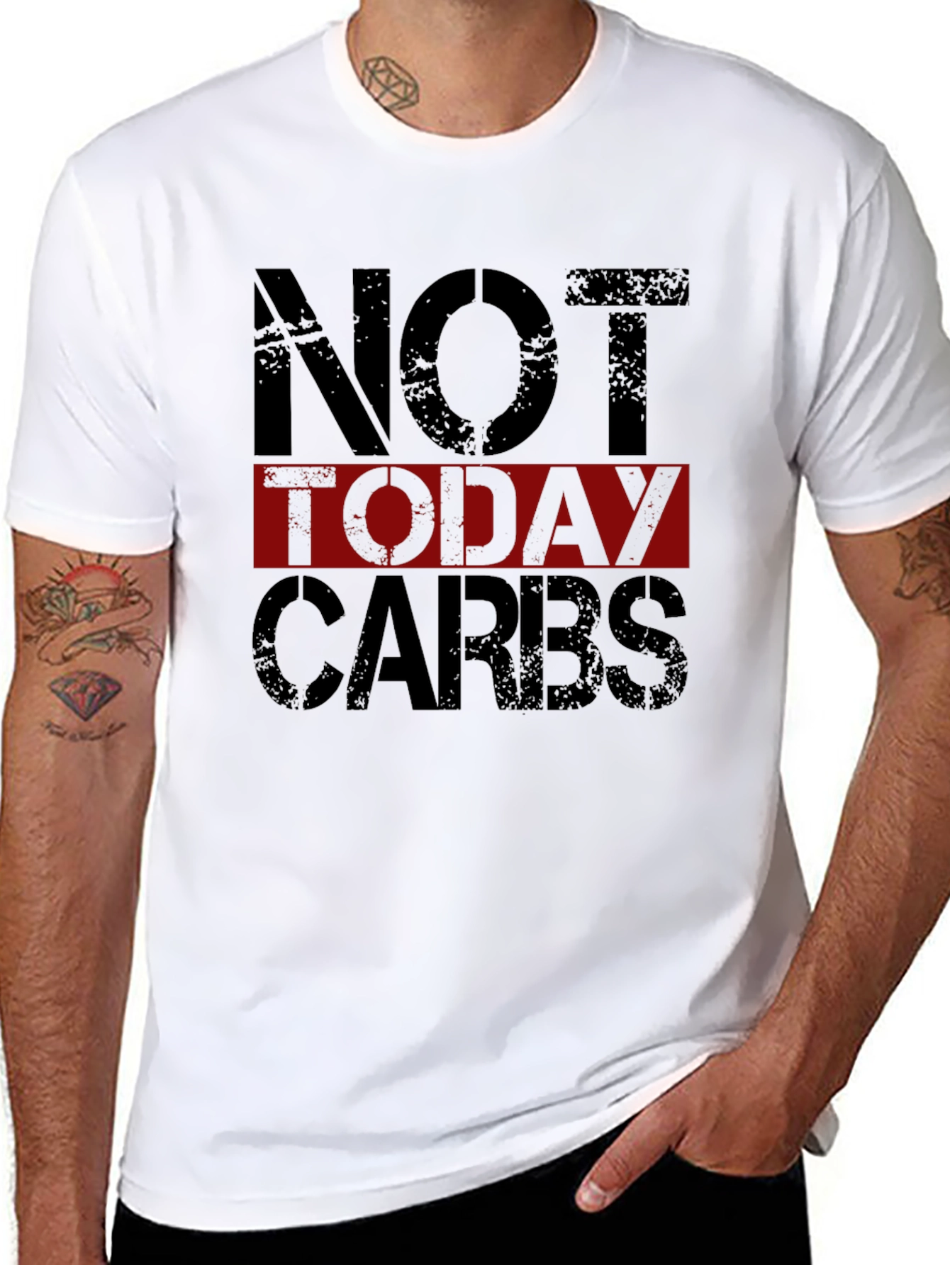 Not Today Carbs - Mens Graphic T-Shirt