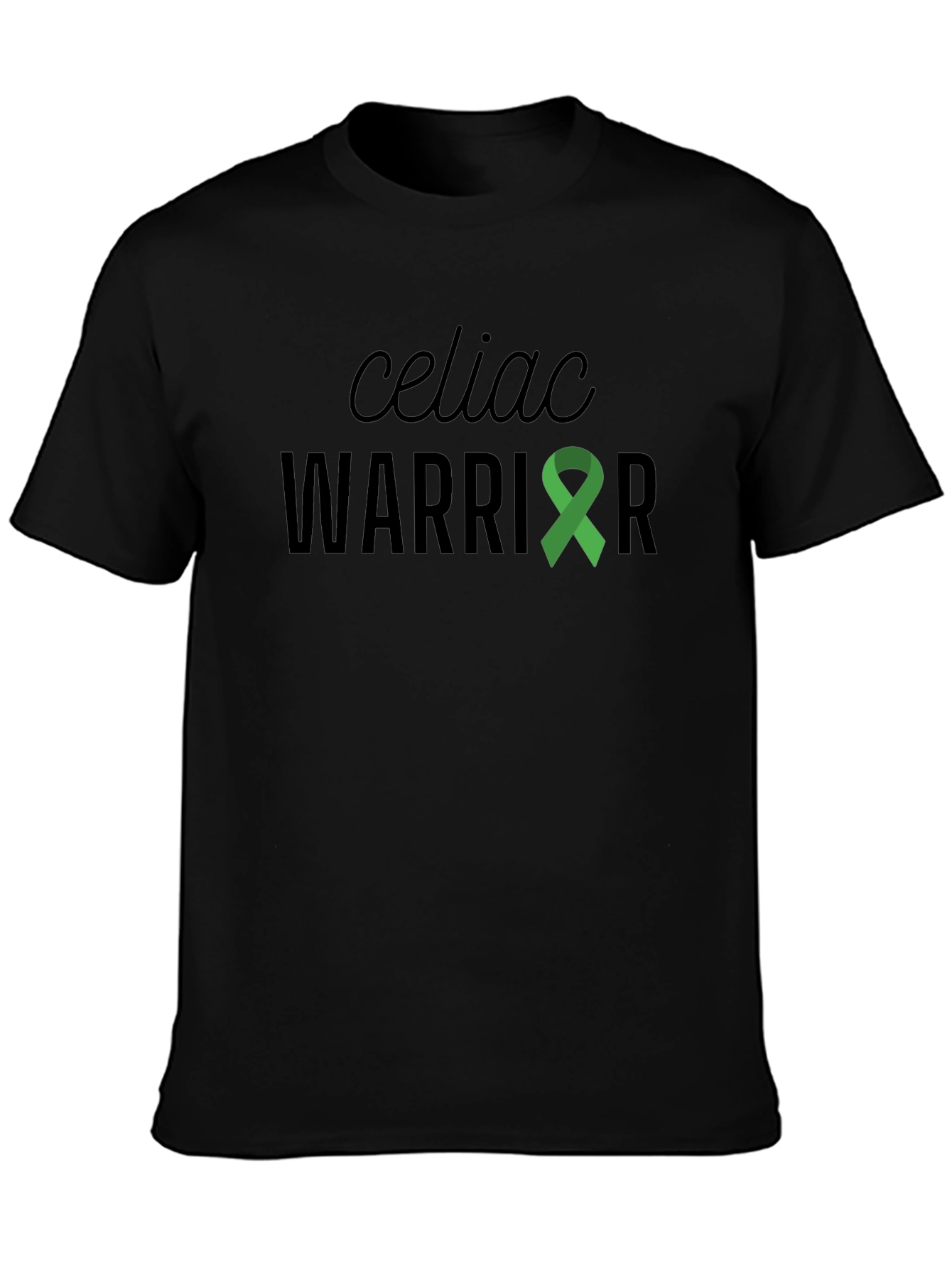 Celiac Warrior Black Graphic Tee