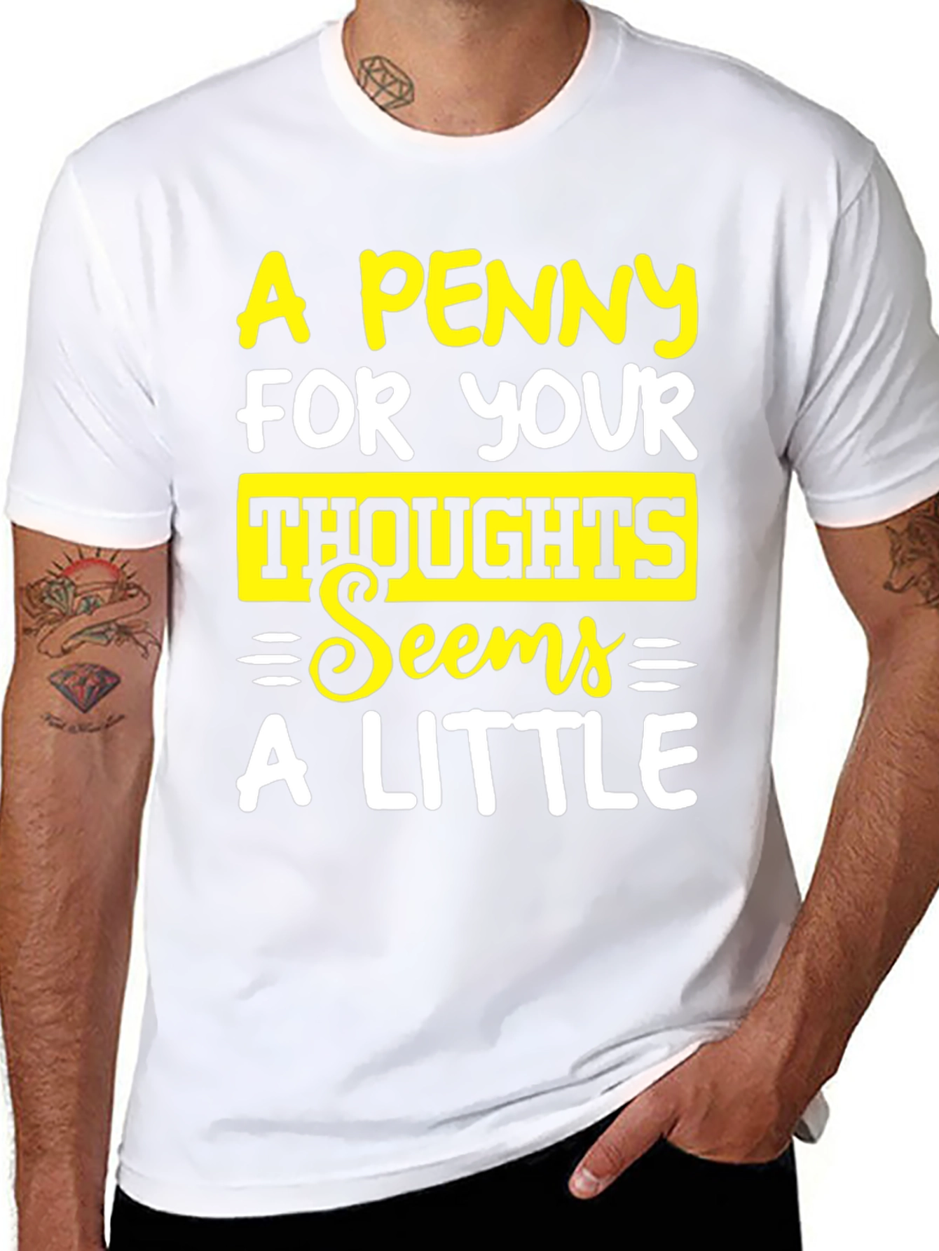 A Penny For Your Thoughts Graphic Tee