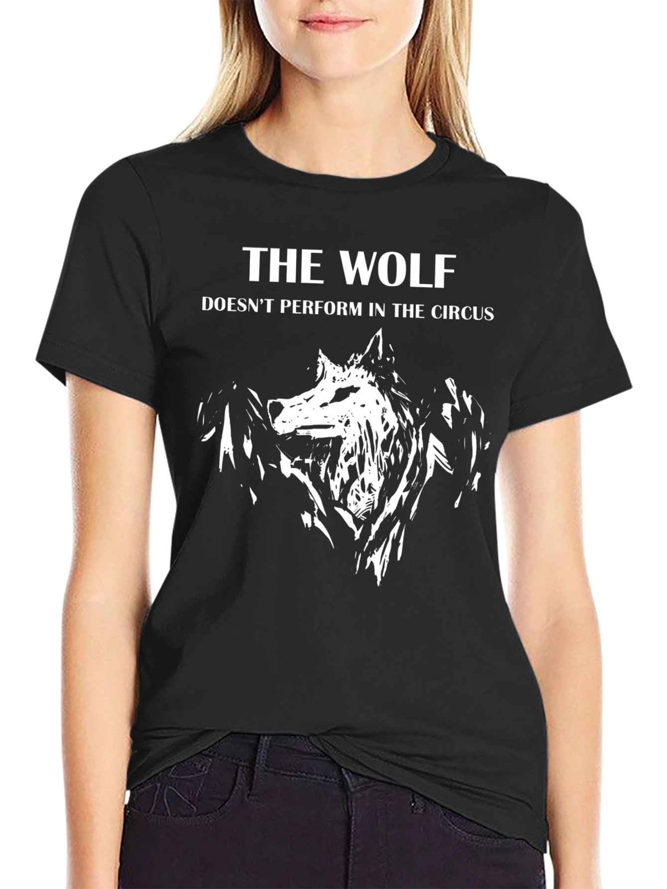 The Wolf Doesnt Perform Graphic T-Shirt