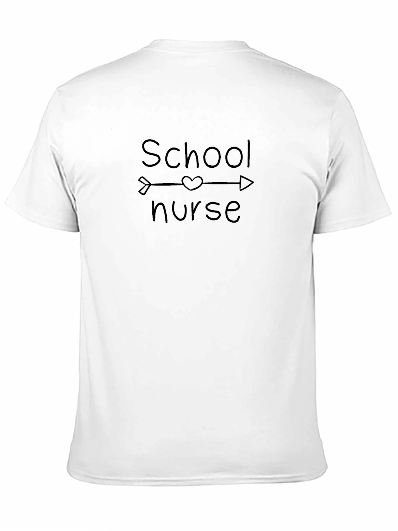 School Nurse Arrow Heart Graphic T-Shirt