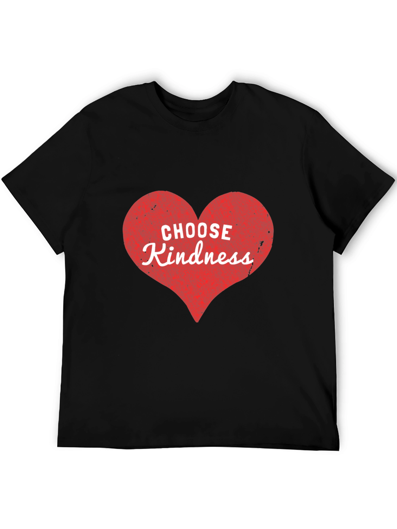Choose Kindness Heart Graphic Tee - Black