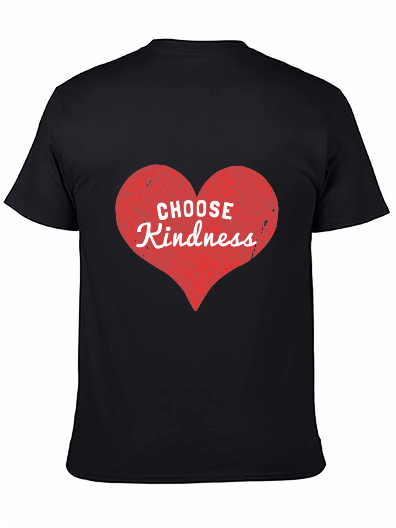 Choose Kindness Heart Graphic Tee - Black