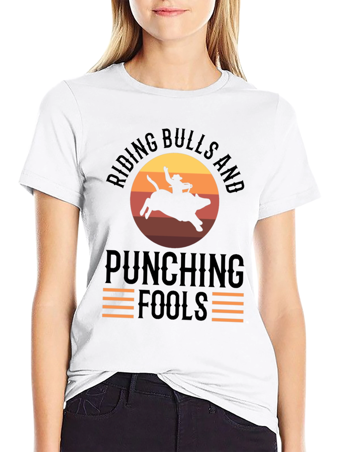 Riding Bulls & Punching Fools Graphic Tee