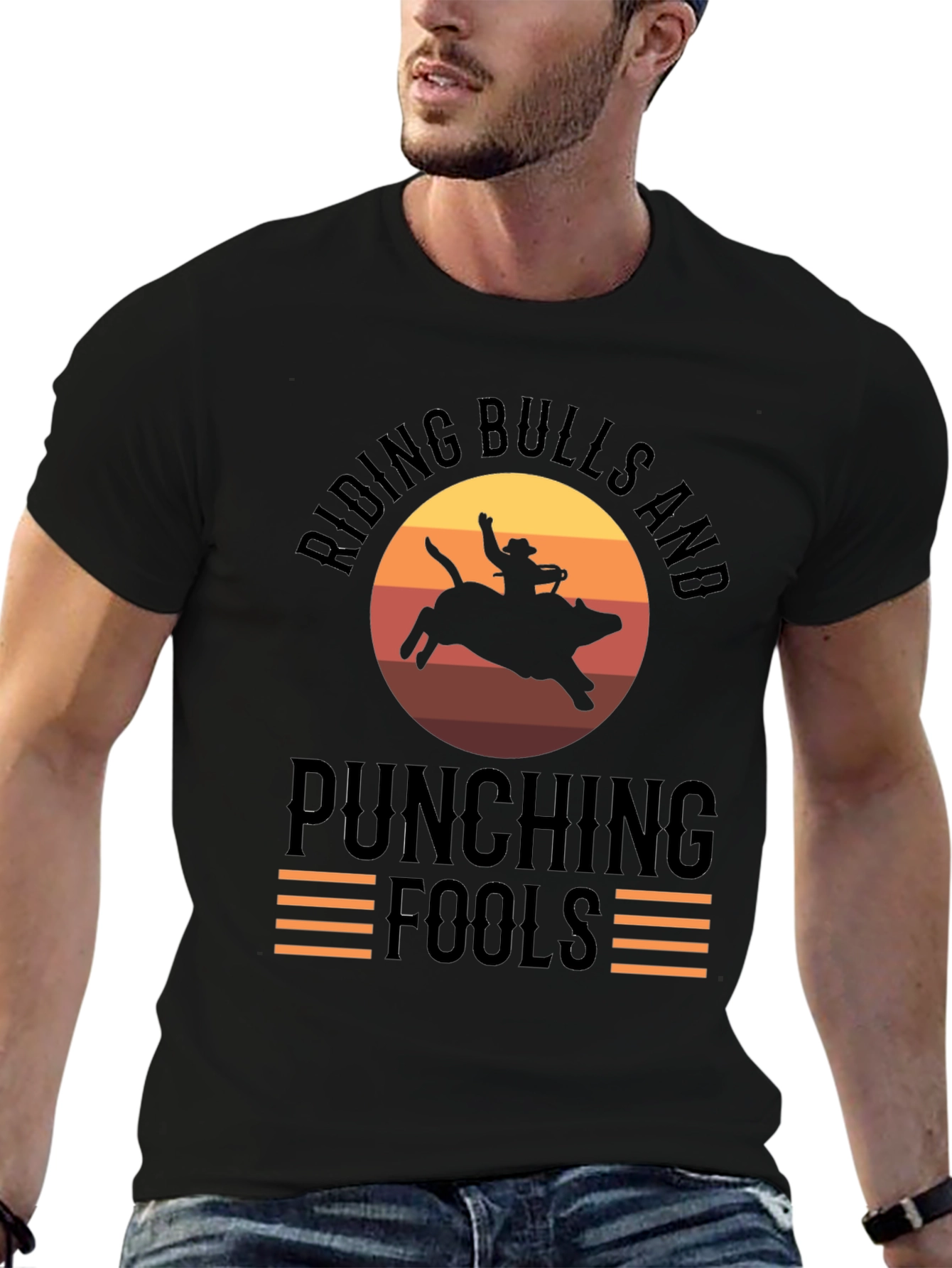 Riding Bulls & Punching Fools Graphic Tee