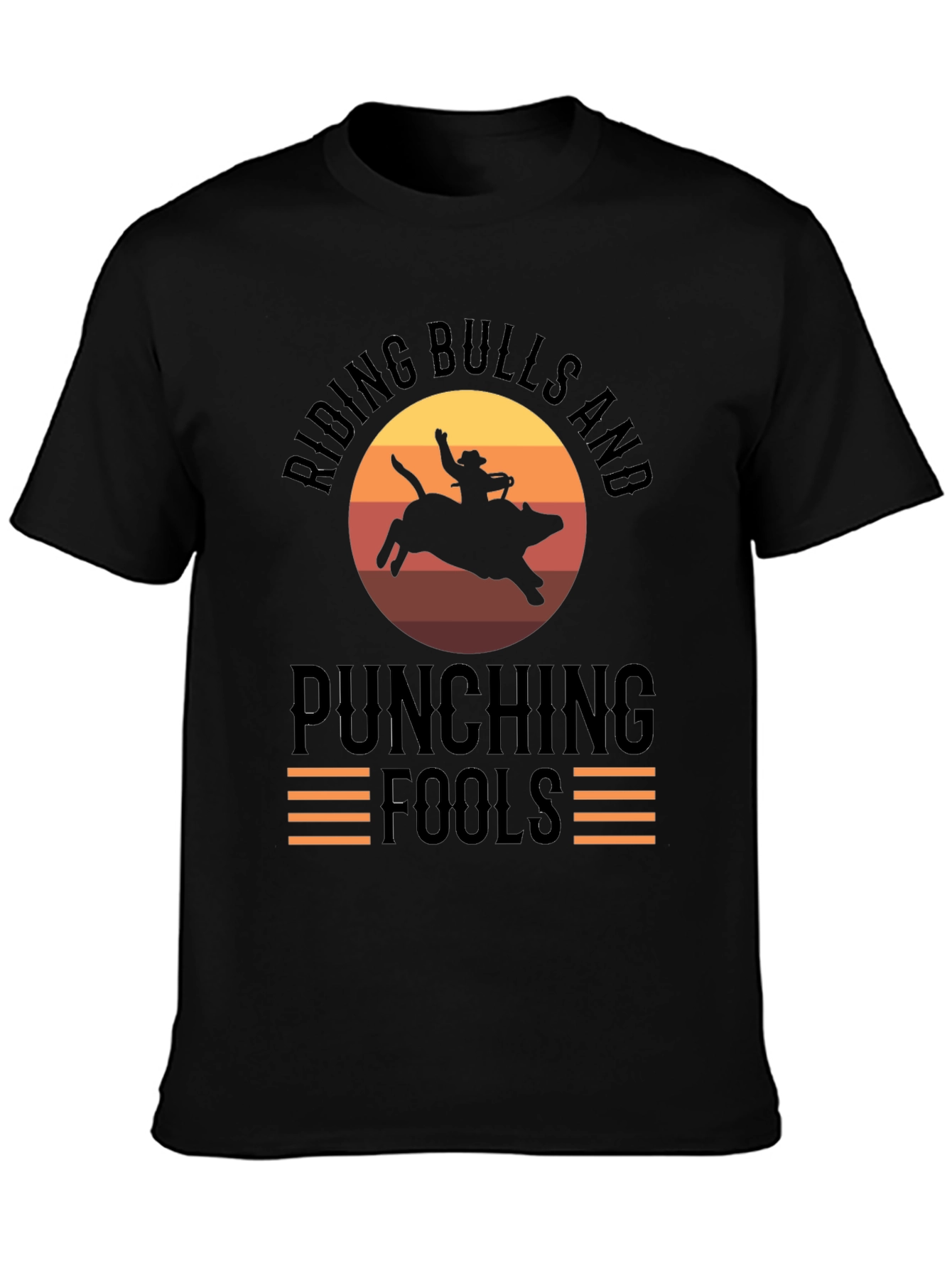 Riding Bulls & Punching Fools Graphic Tee