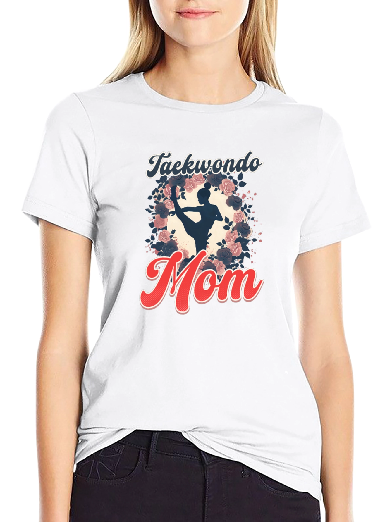 Taekwondo Mom T-Shirt Martial Arts Gift