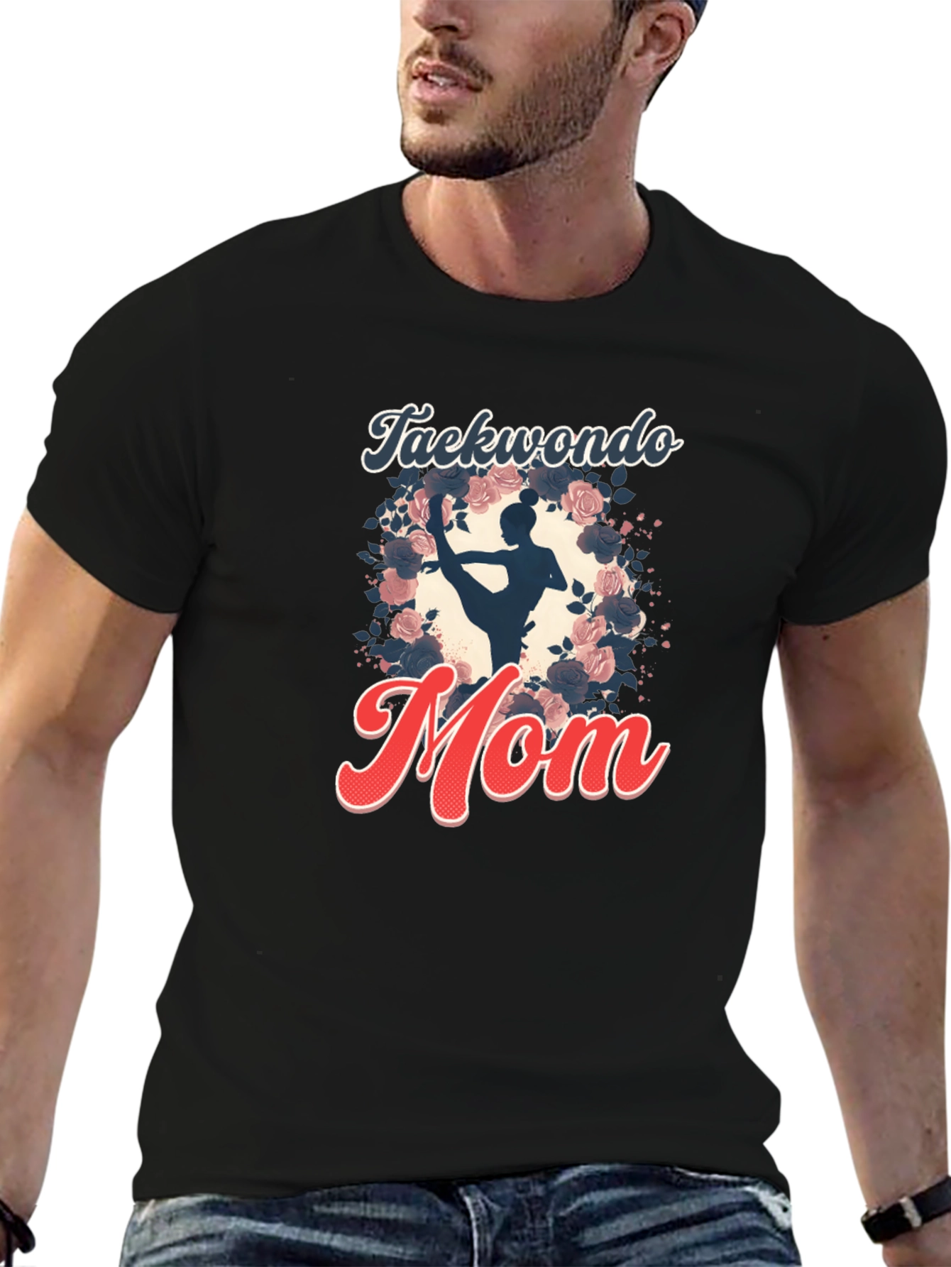 Taekwondo Mom T-Shirt Martial Arts Gift
