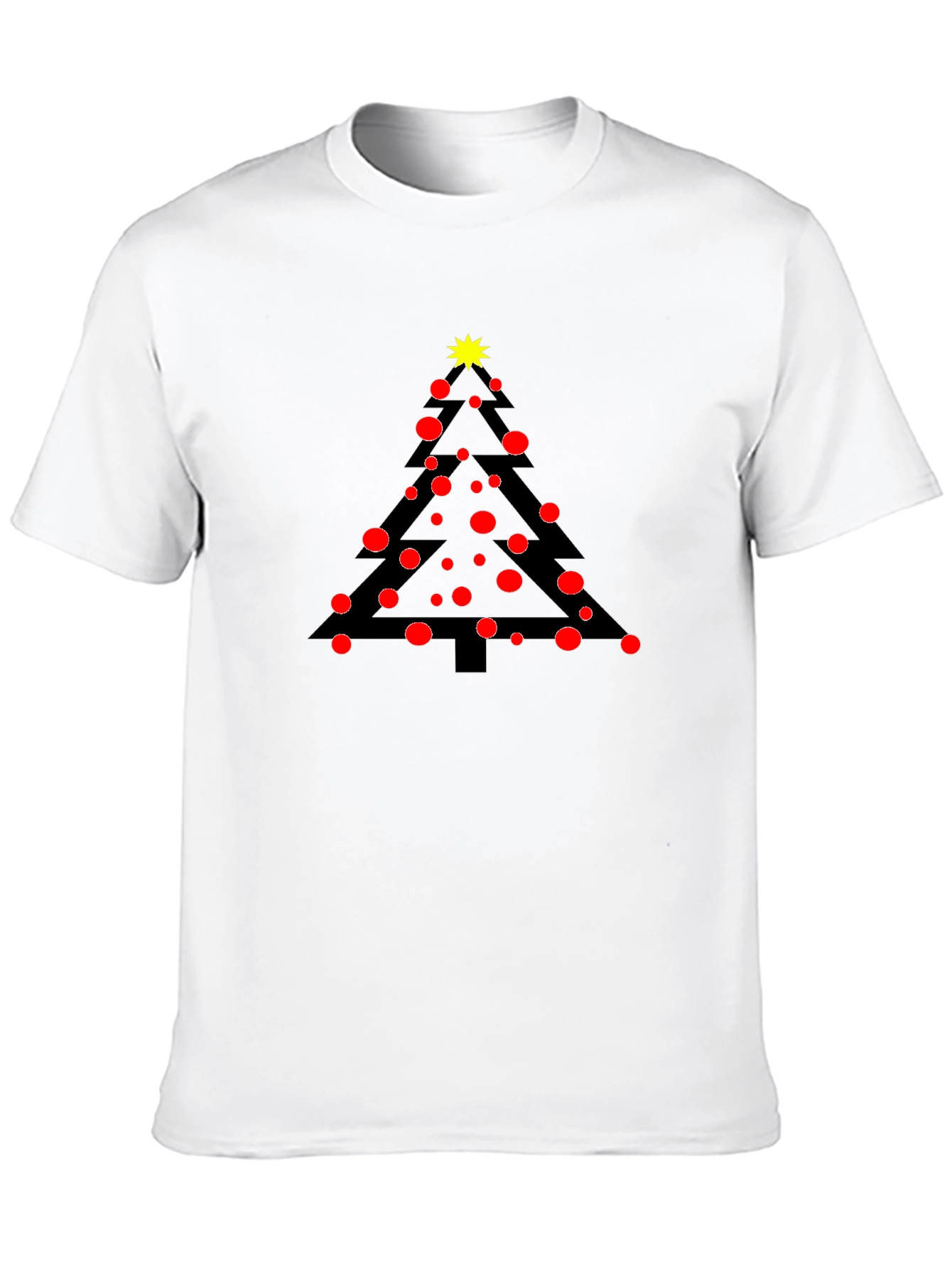 Festive Christmas Tree T-Shirt - Holiday Apparel