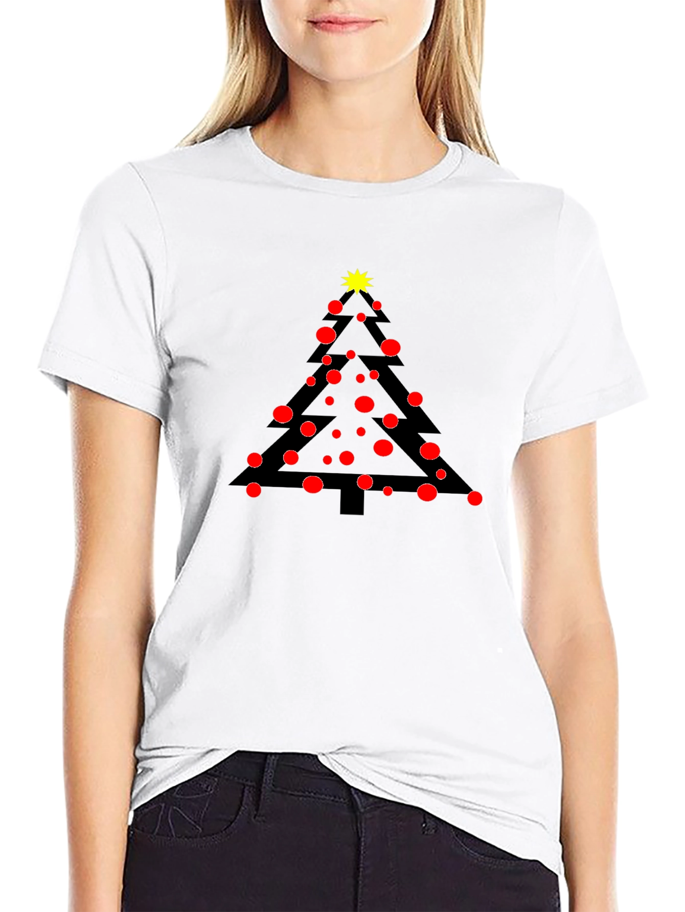 Festive Christmas Tree T-Shirt - Holiday Apparel