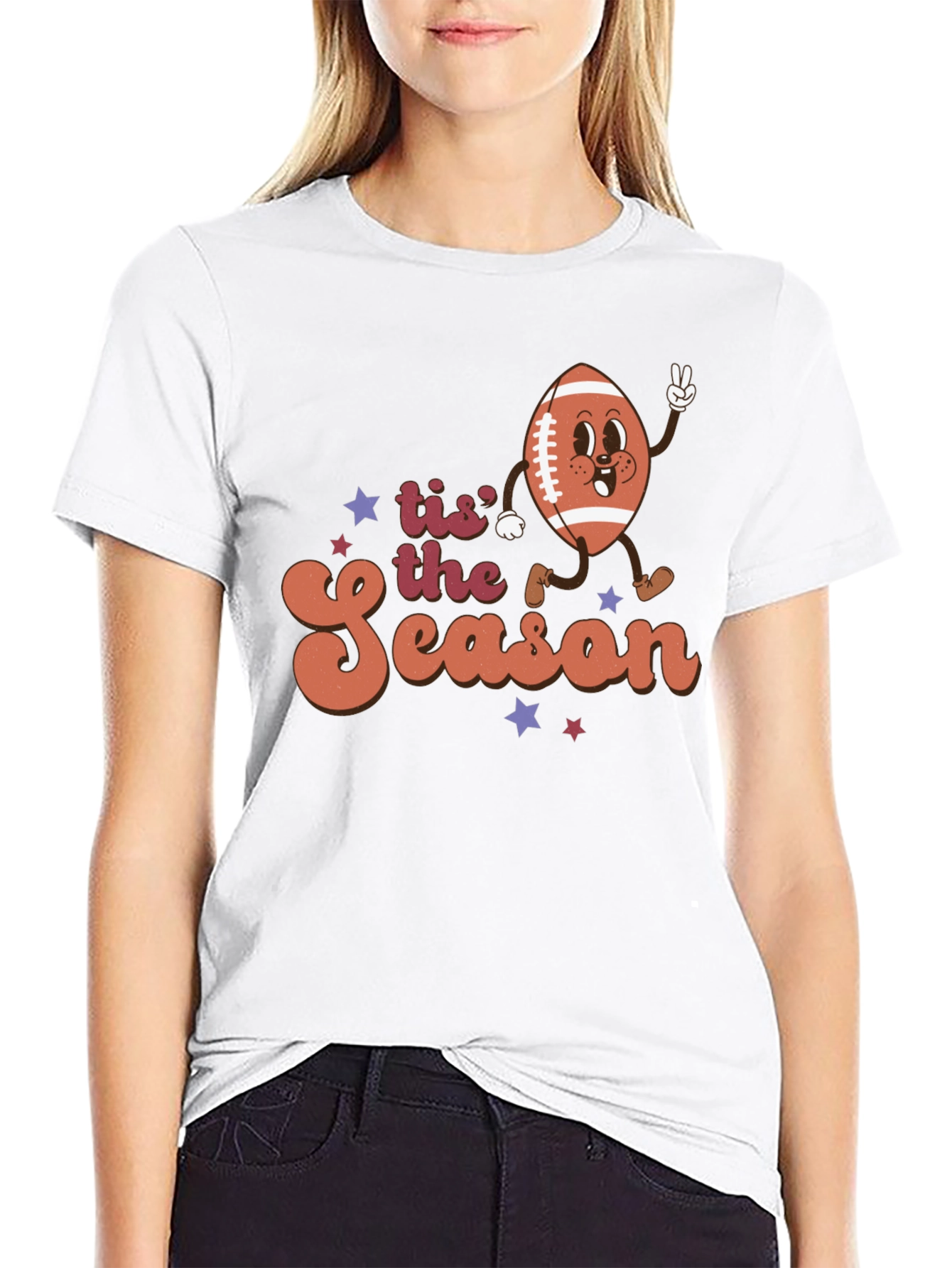 Tis the Season Football Graphic Tee