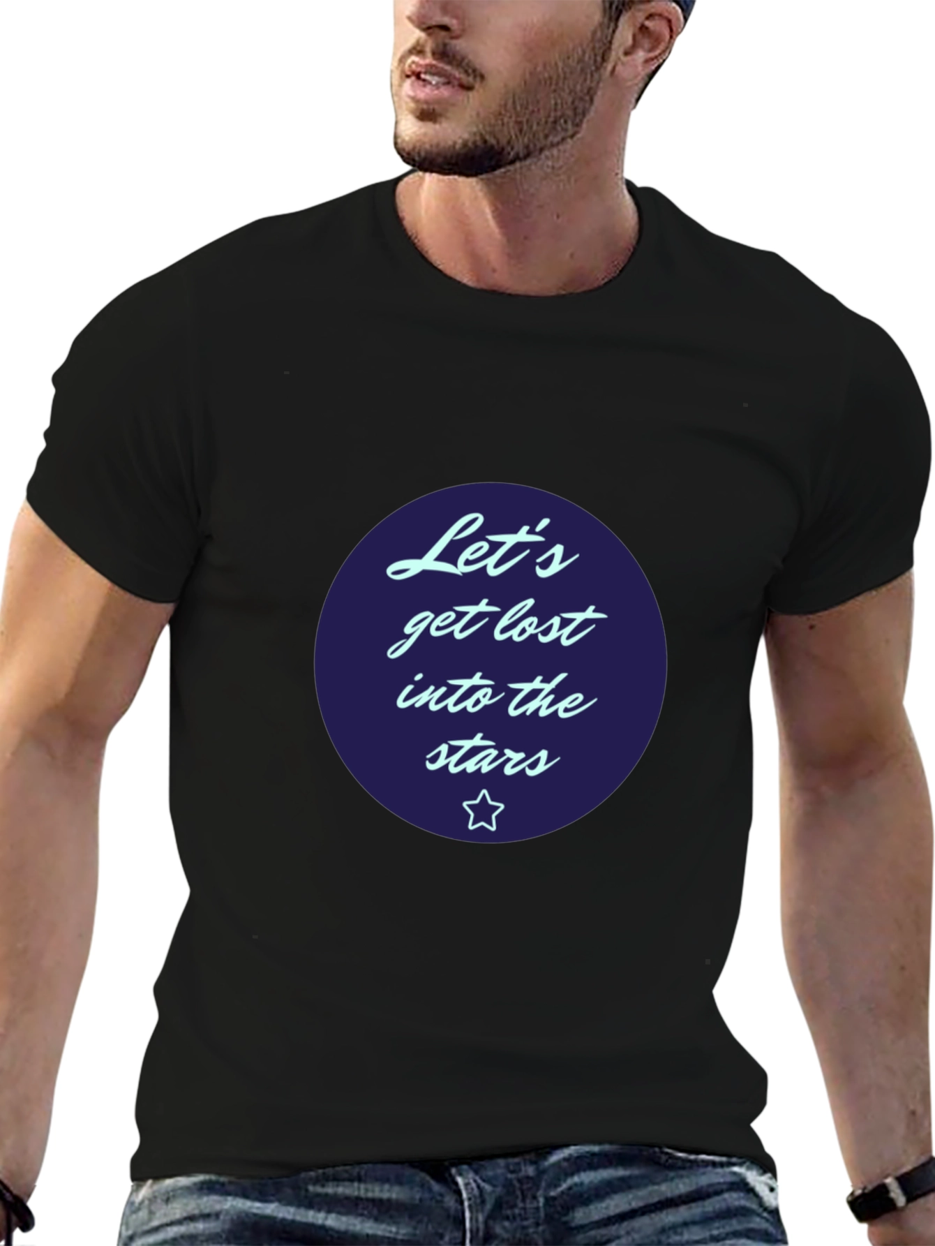Lost in the Stars Graphic Tee - Black