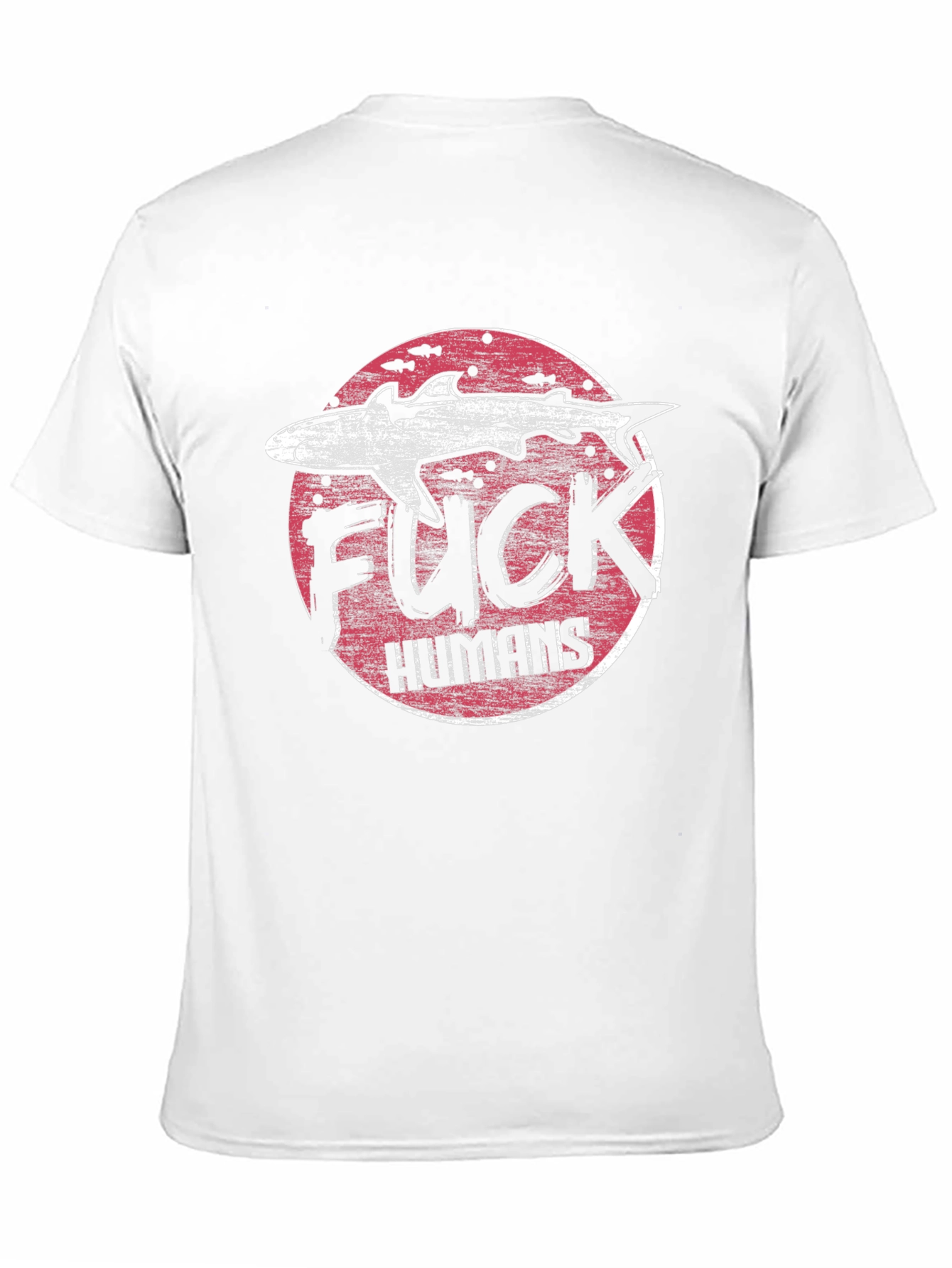 Shark Graphic T-Shirt - Anti-Human Design