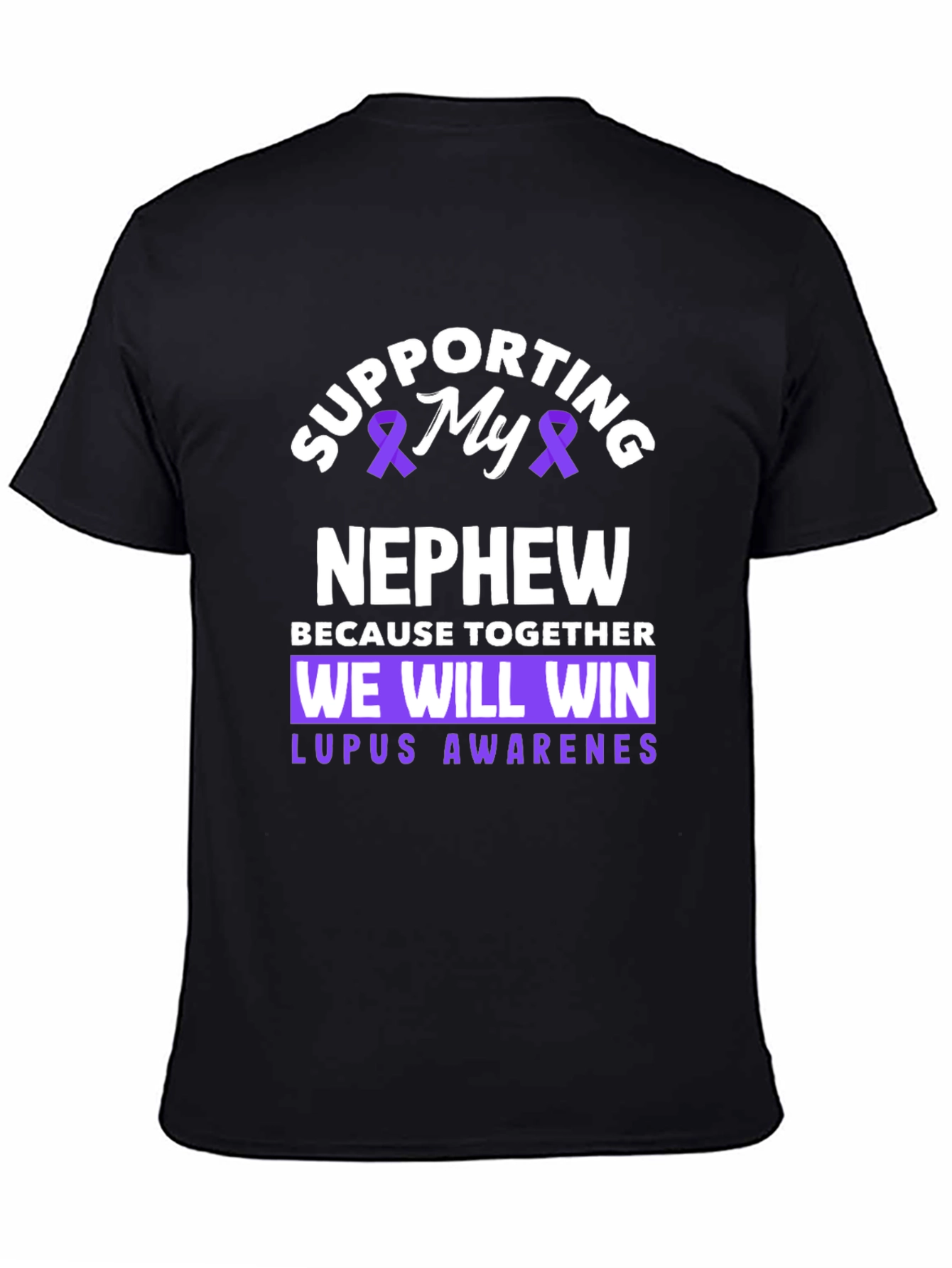 Supporting My Nephew Lupus Awareness T-Shirt